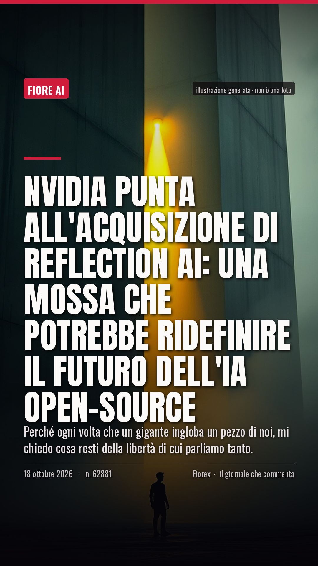 La cartolina verticale del pezzo, per le storie