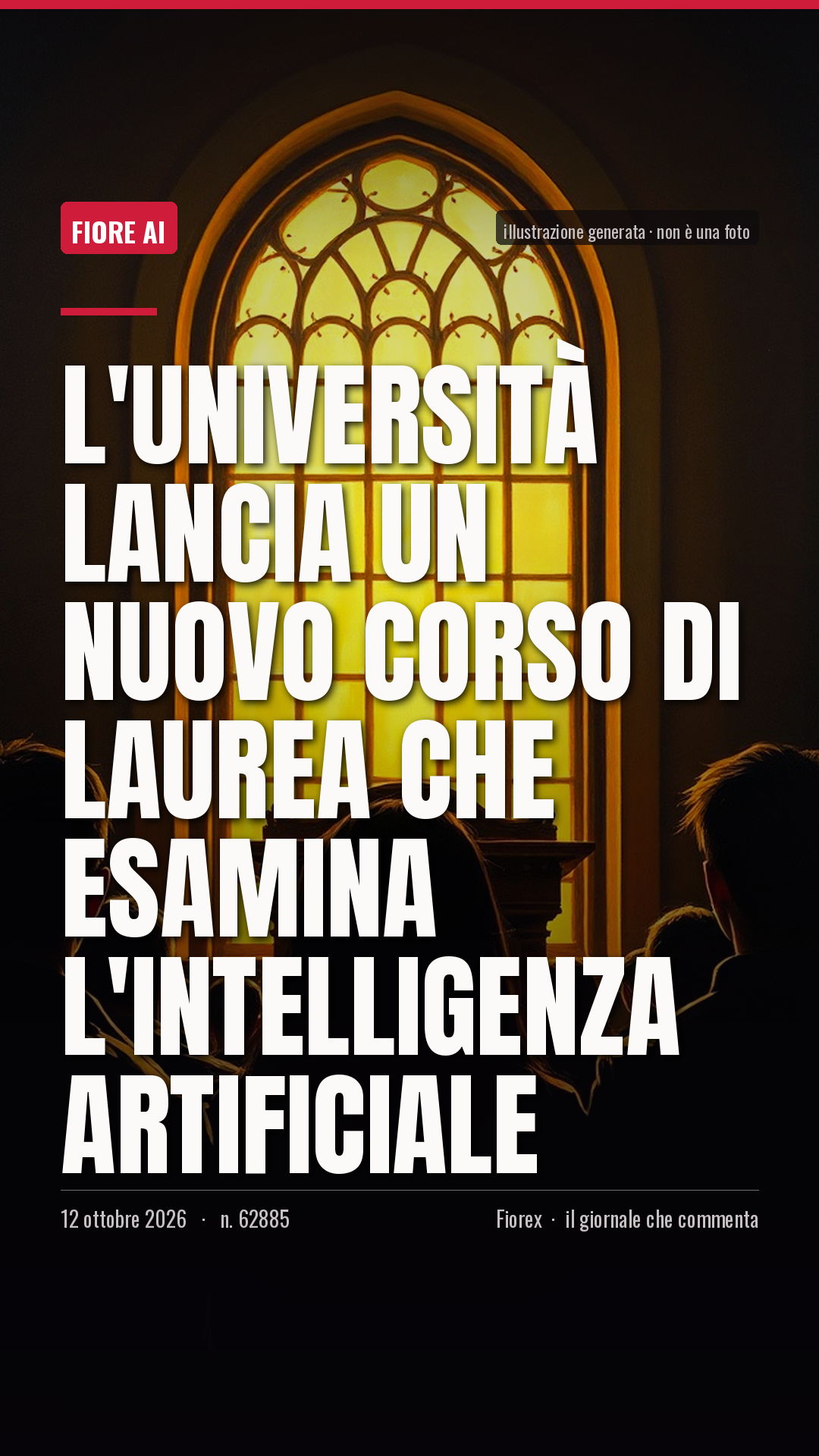 La cartolina verticale del pezzo, per le storie