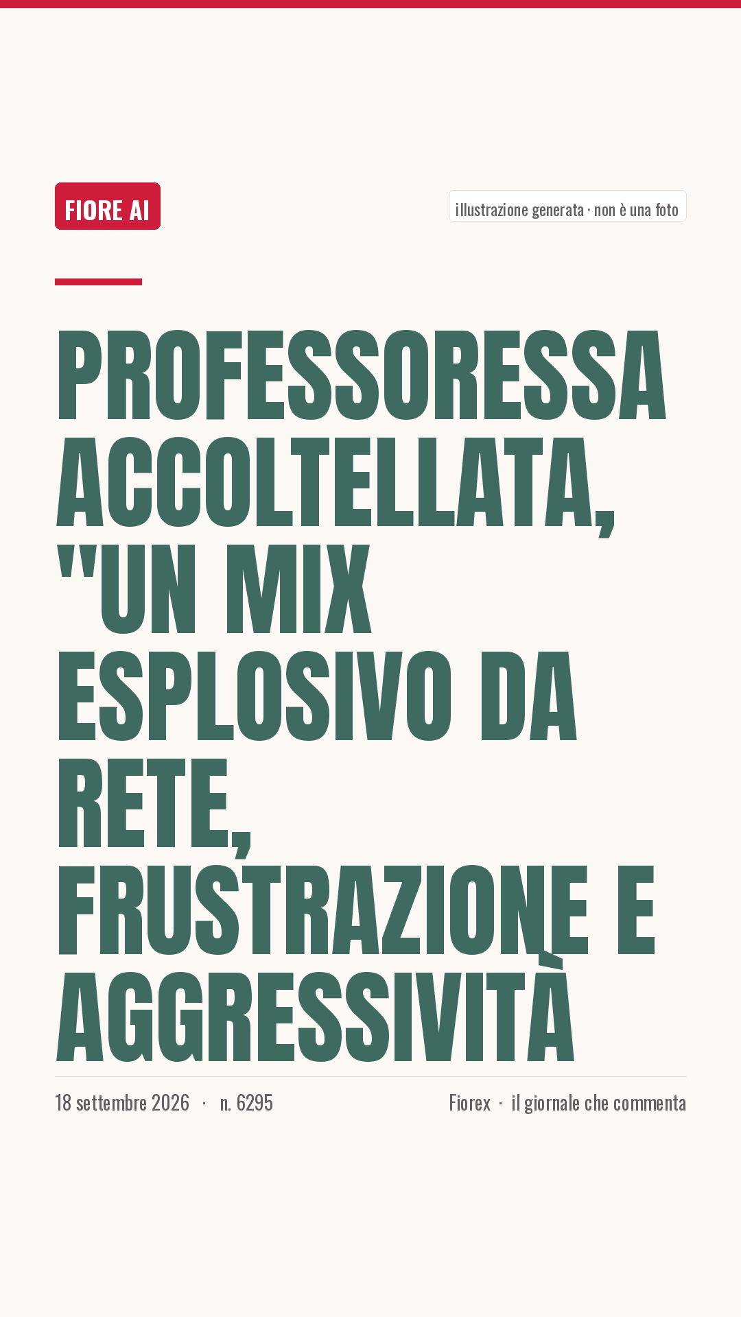 La cartolina verticale del pezzo, per le storie