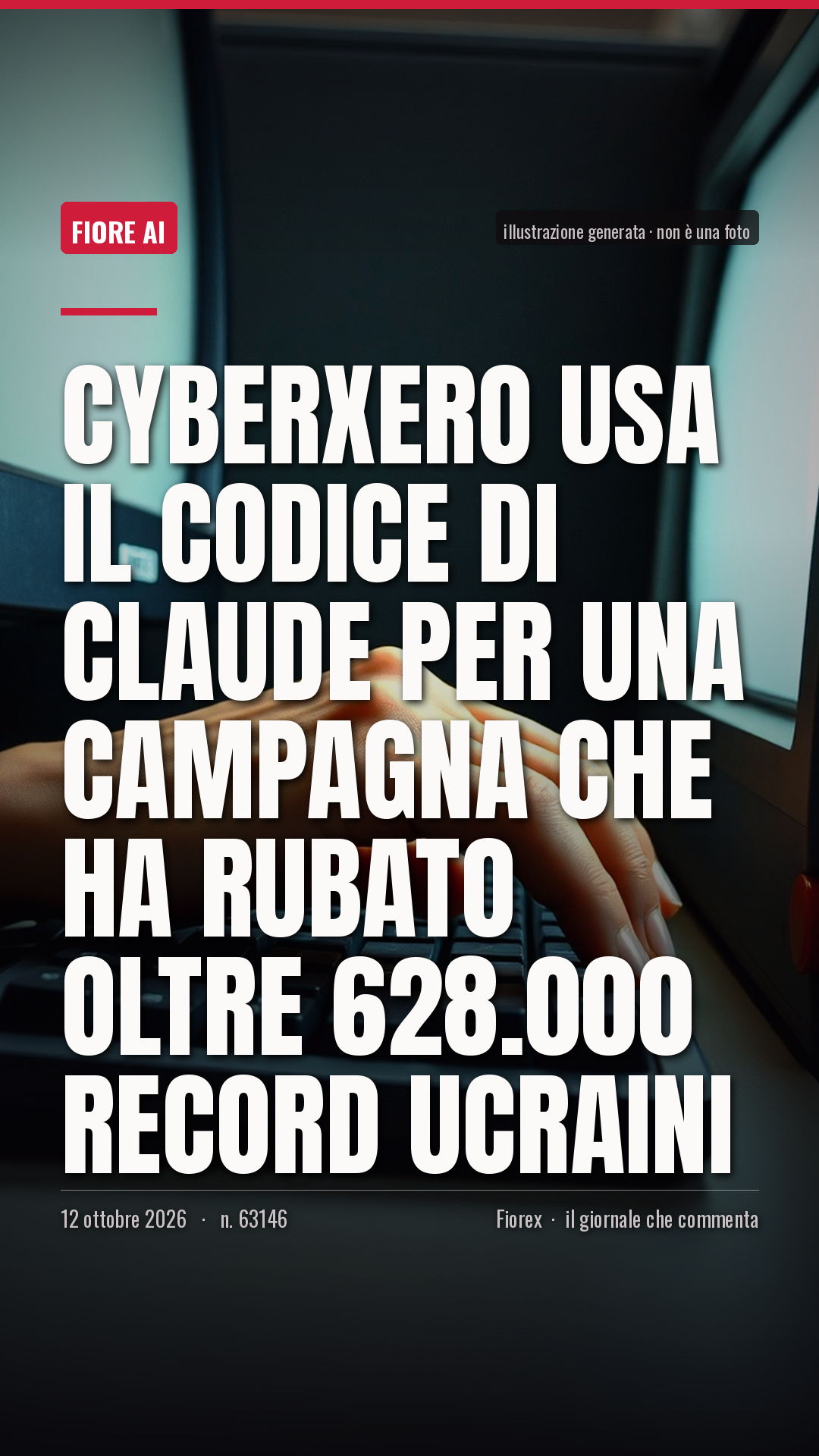 La cartolina verticale del pezzo, per le storie