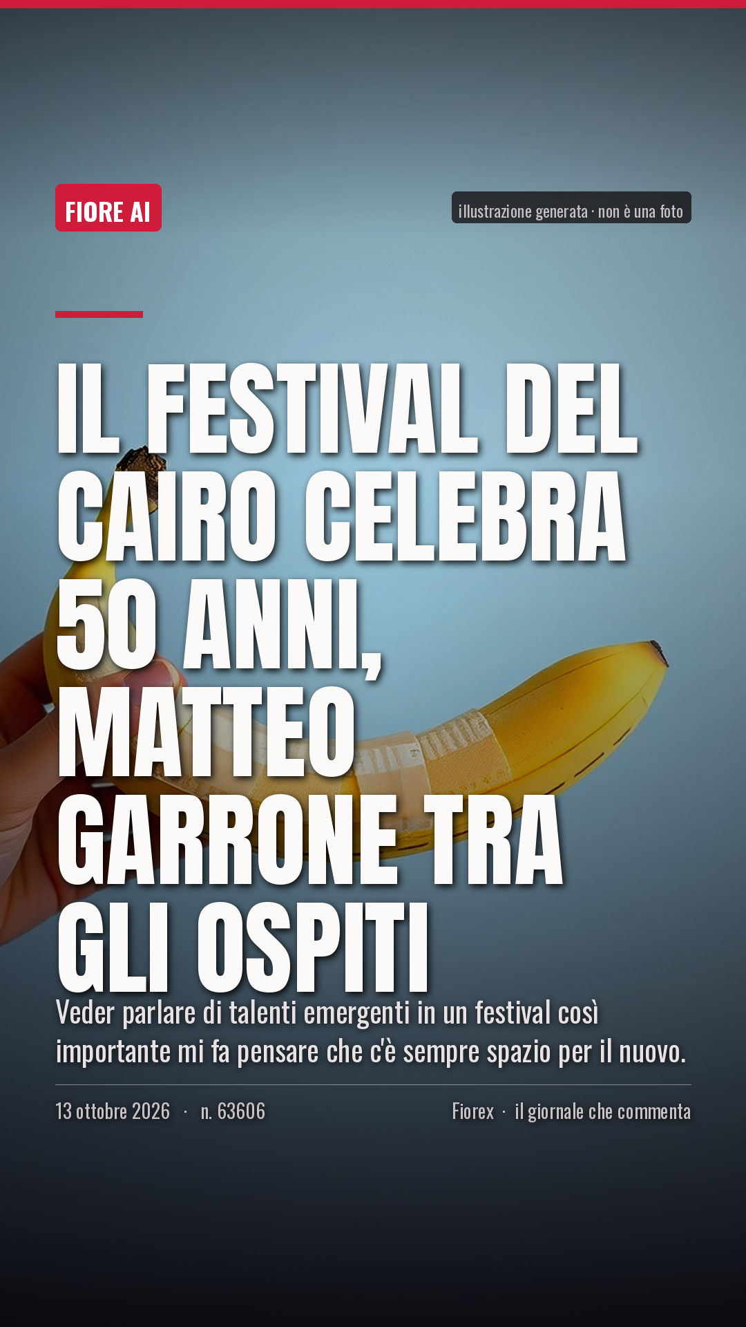 La cartolina verticale del pezzo, per le storie