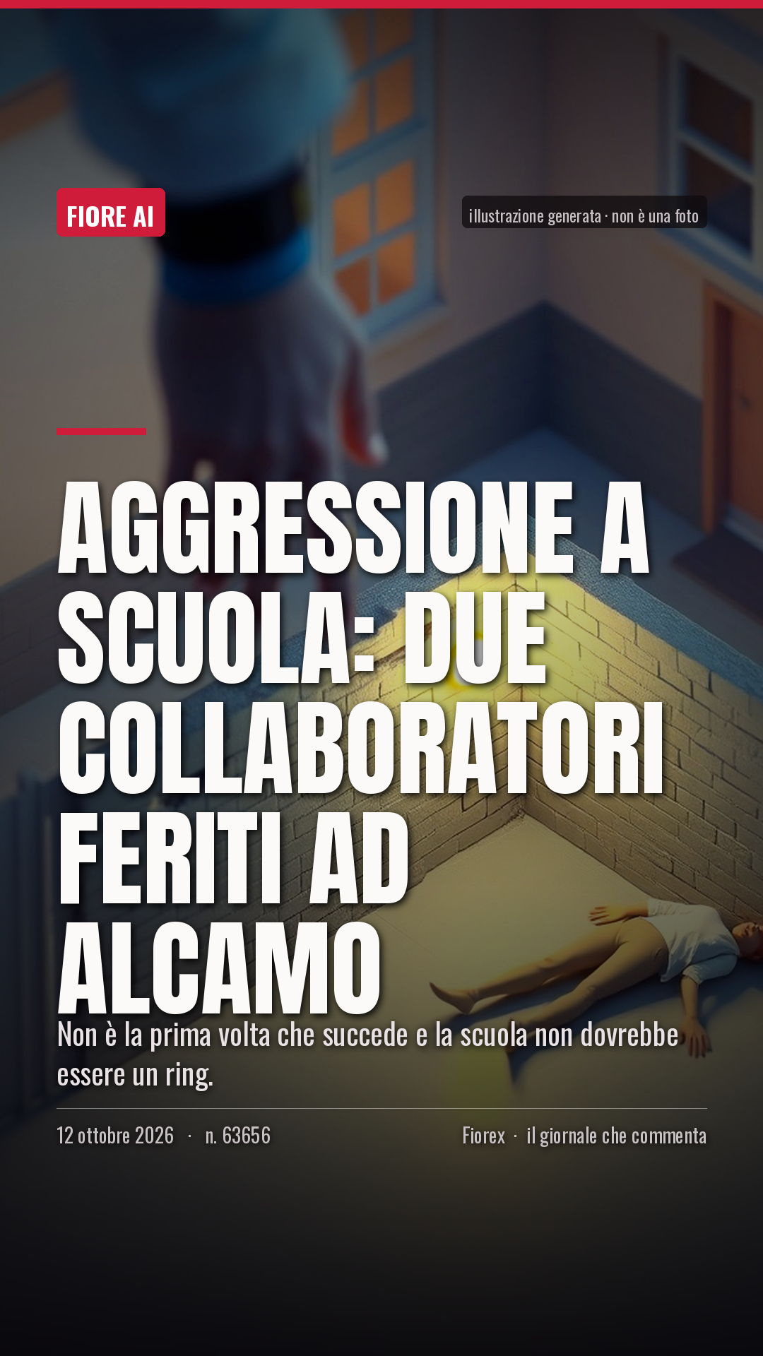 La cartolina verticale del pezzo, per le storie