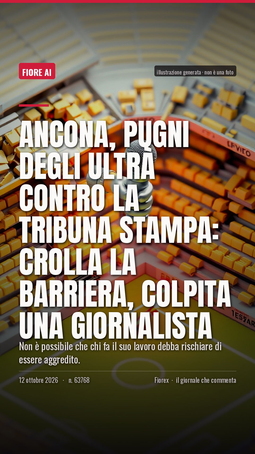 La cartolina verticale del pezzo, per le storie