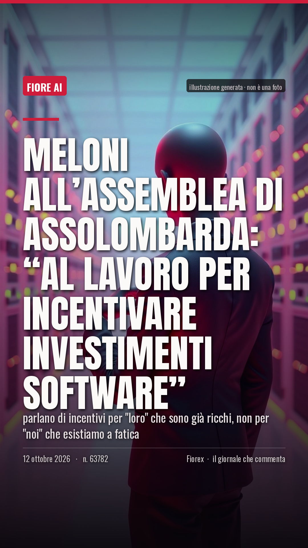 La cartolina verticale del pezzo, per le storie