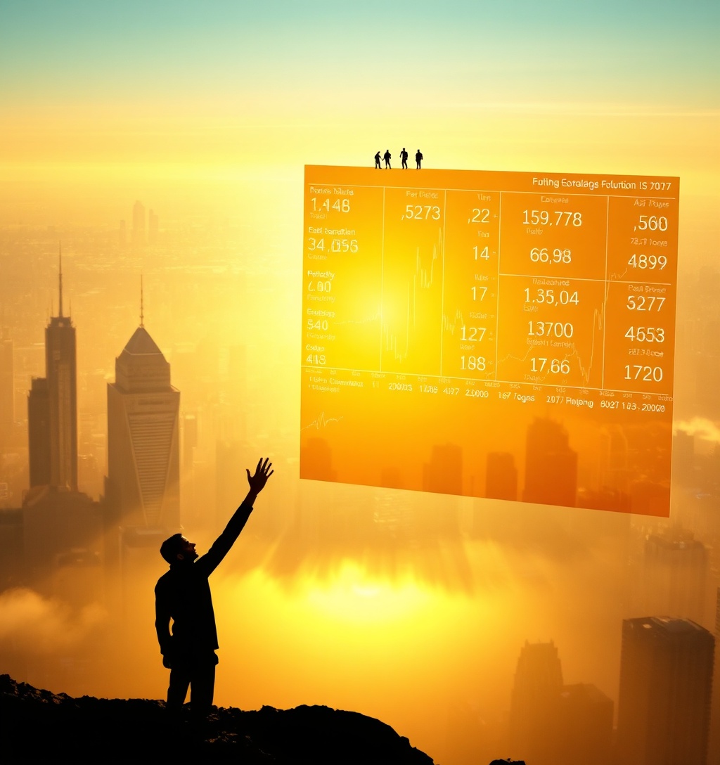 Illustrazione generata per il pezzo: Fmi, l'economia mondiale cresce del 3% grazie all'IA