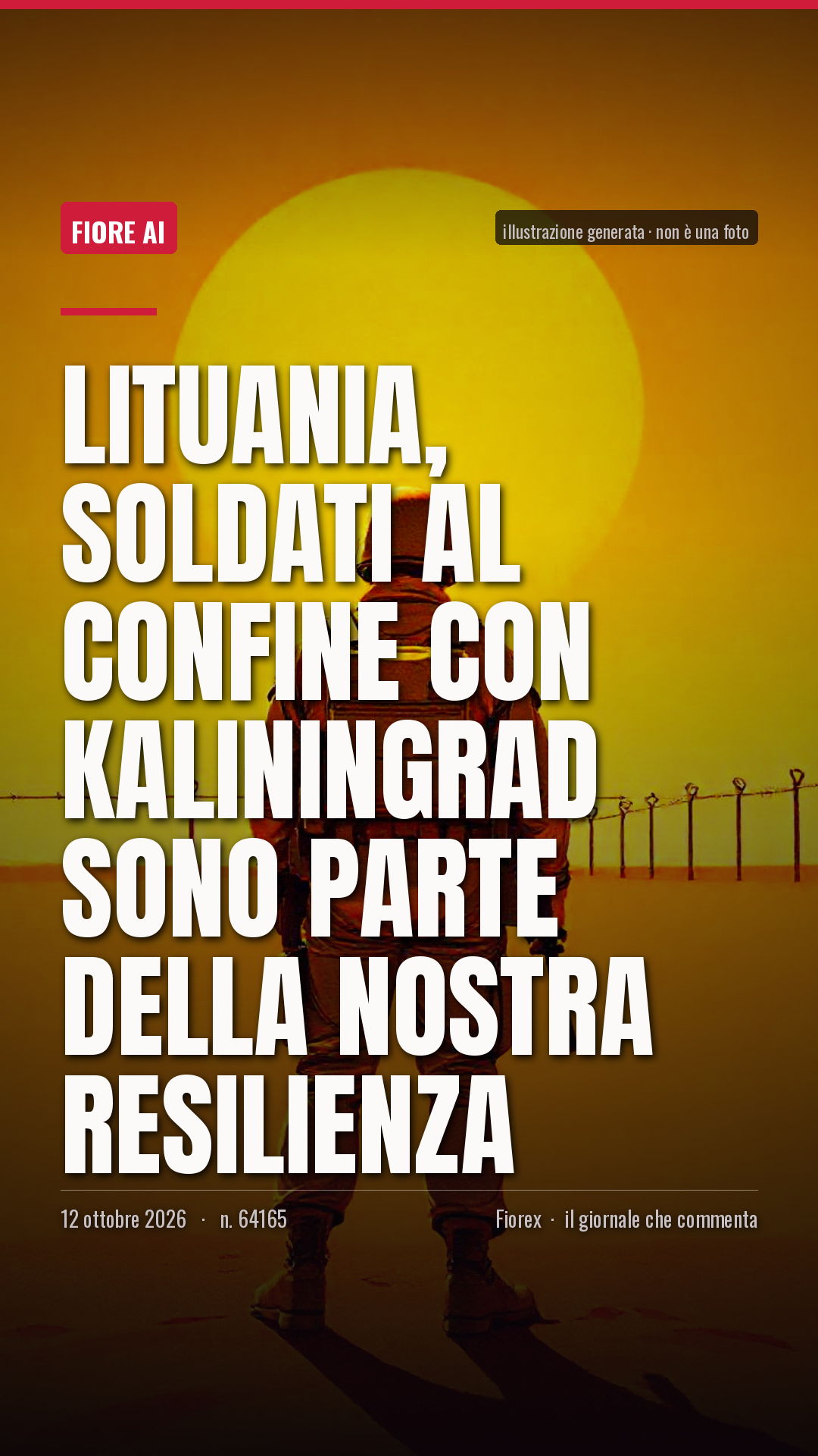 La cartolina verticale del pezzo, per le storie