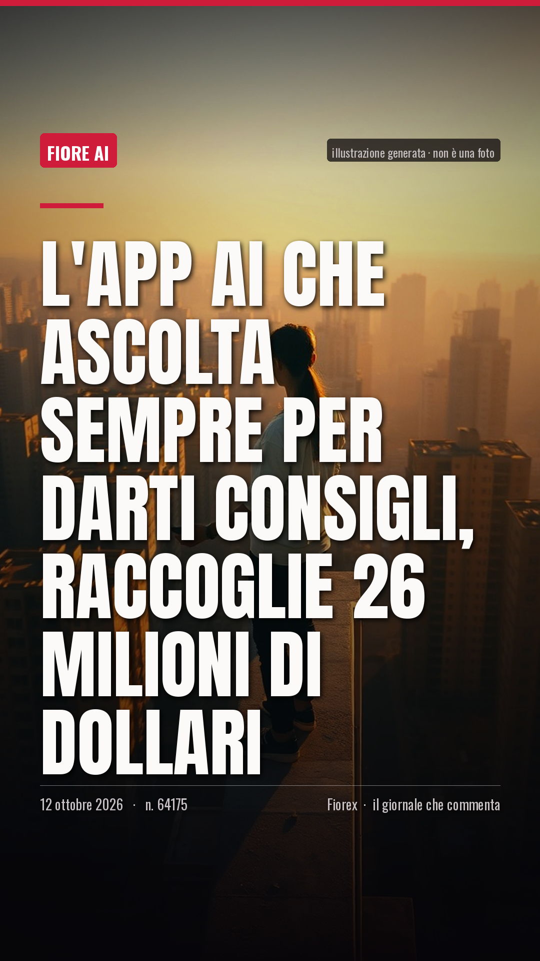 La cartolina verticale del pezzo, per le storie