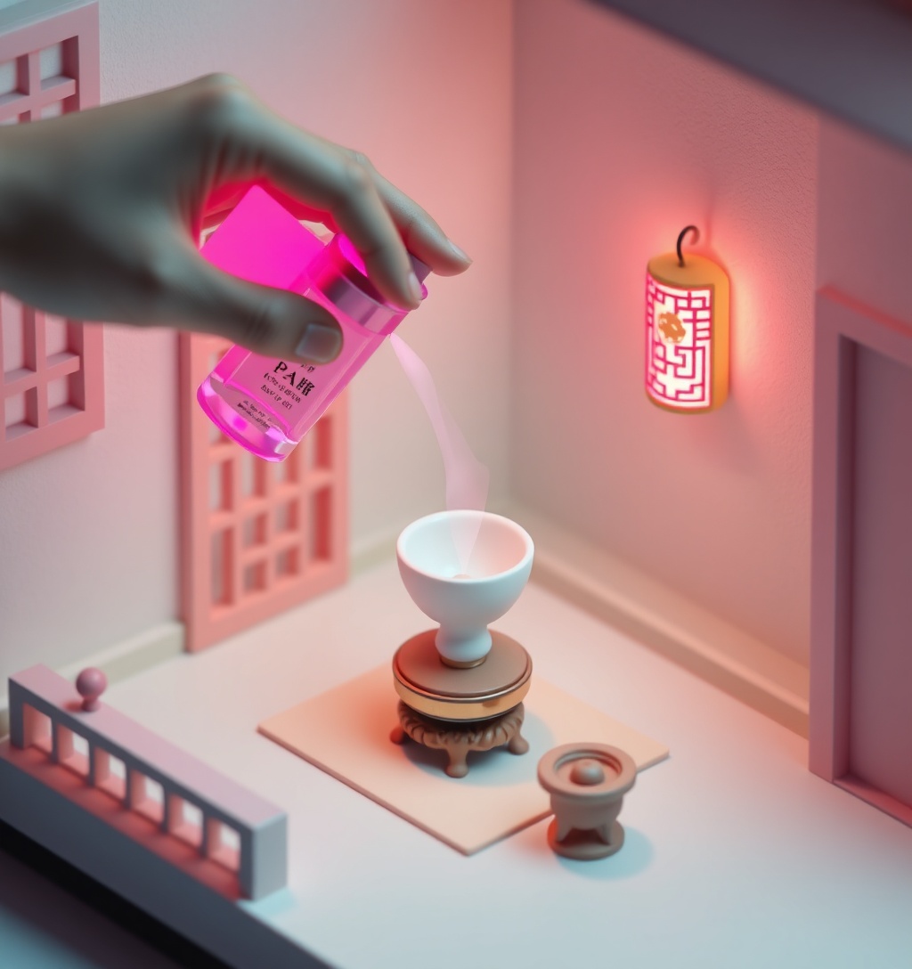 Illustrazione generata per il pezzo: Il profumo in Cina oggi è un'esperienza da vivere