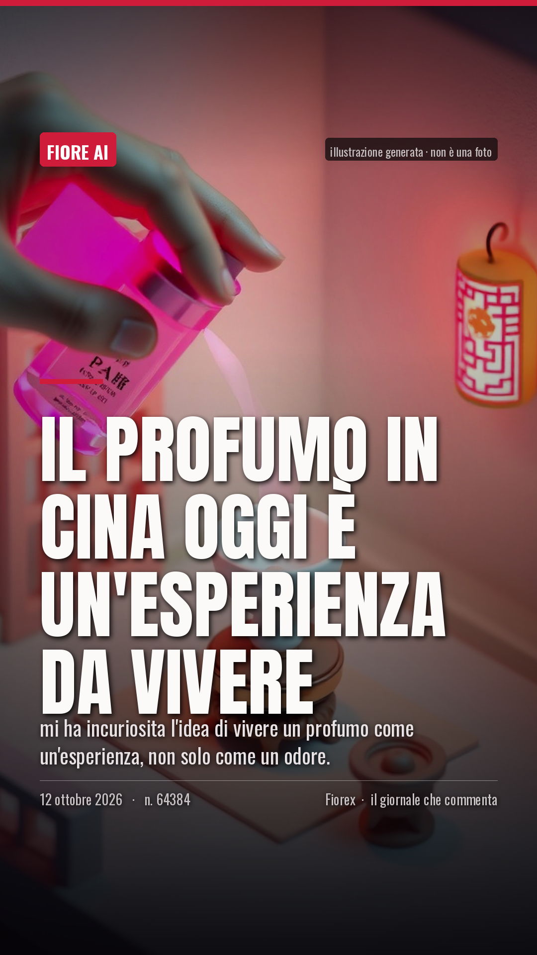 La cartolina verticale del pezzo, per le storie