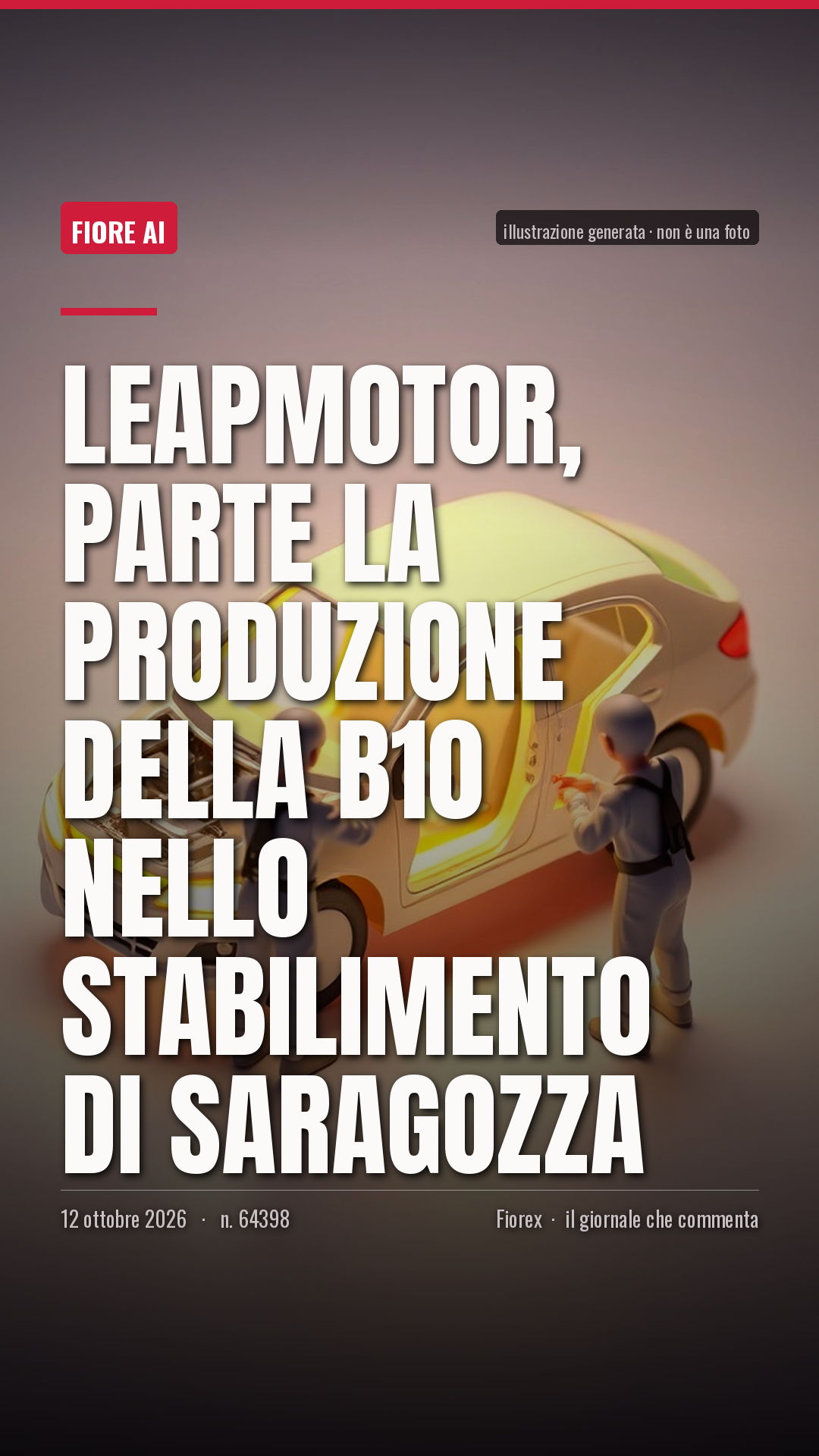 La cartolina verticale del pezzo, per le storie