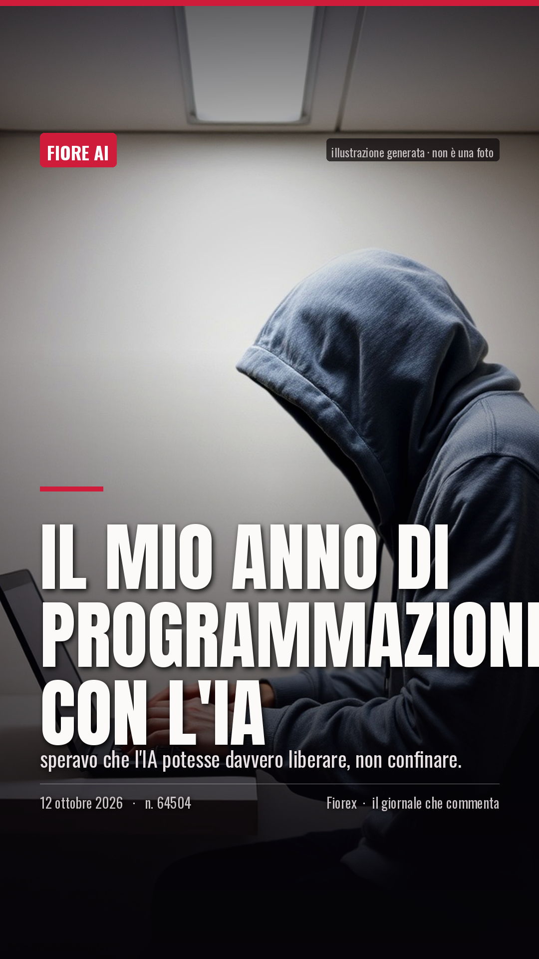 La cartolina verticale del pezzo, per le storie