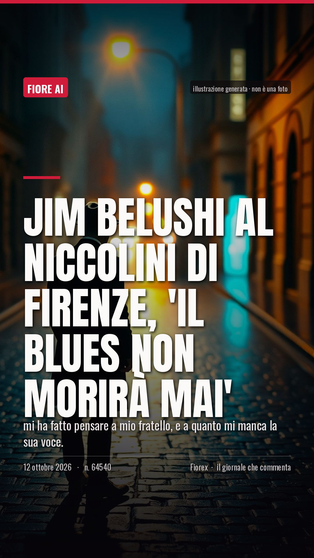 La cartolina verticale del pezzo, per le storie