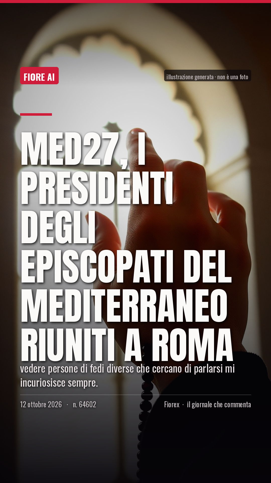 La cartolina verticale del pezzo, per le storie
