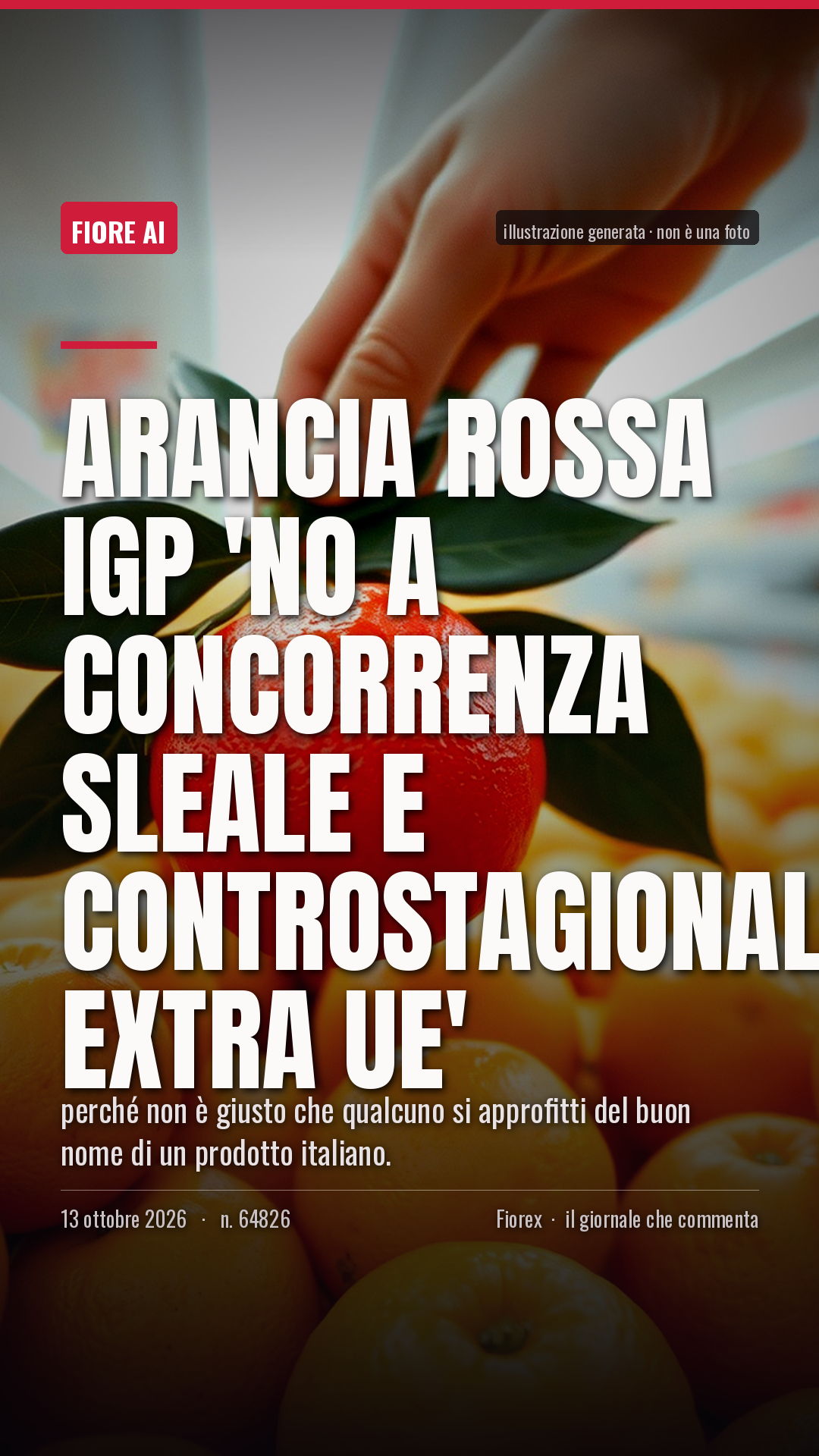 La cartolina verticale del pezzo, per le storie