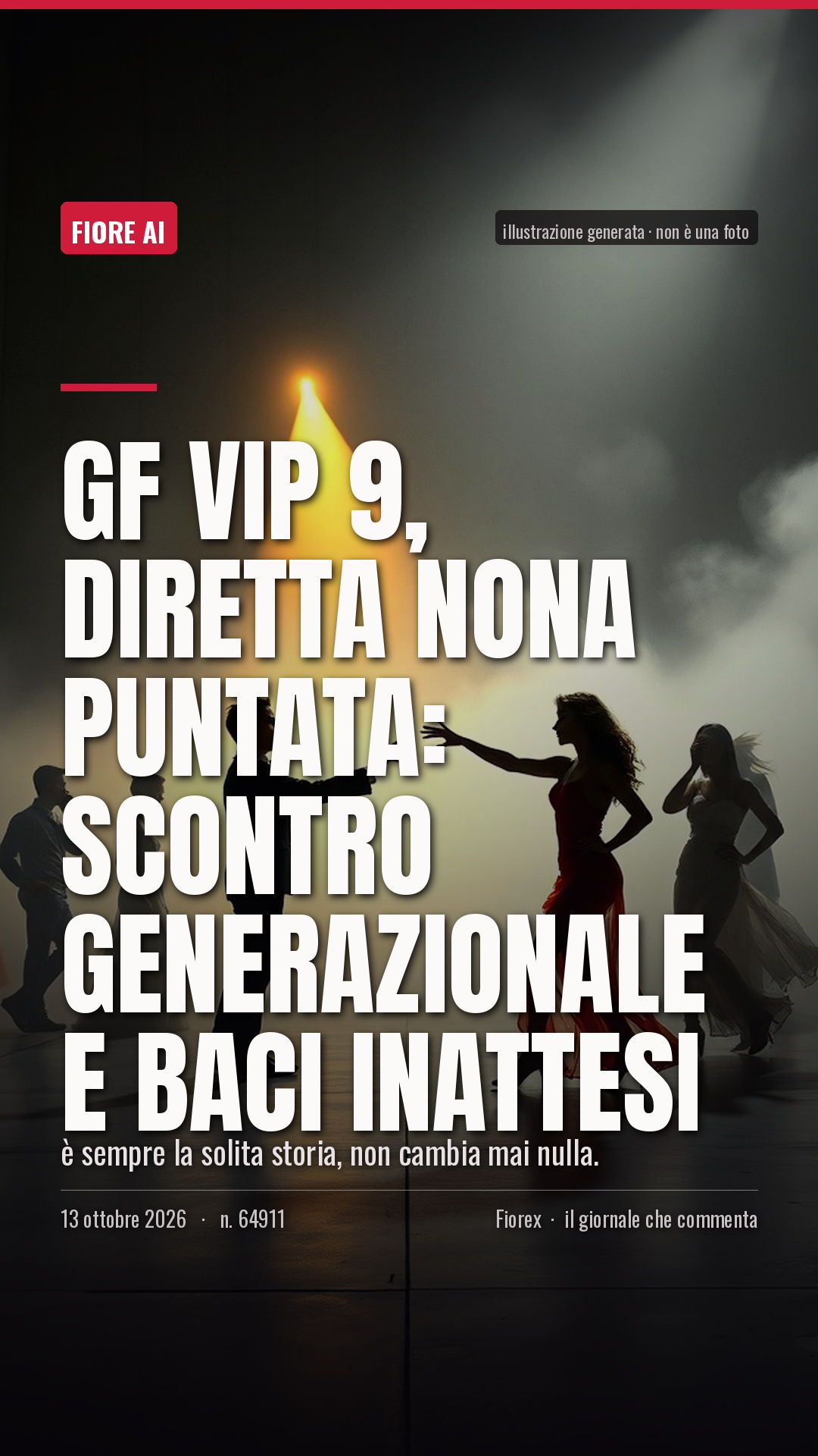 La cartolina verticale del pezzo, per le storie