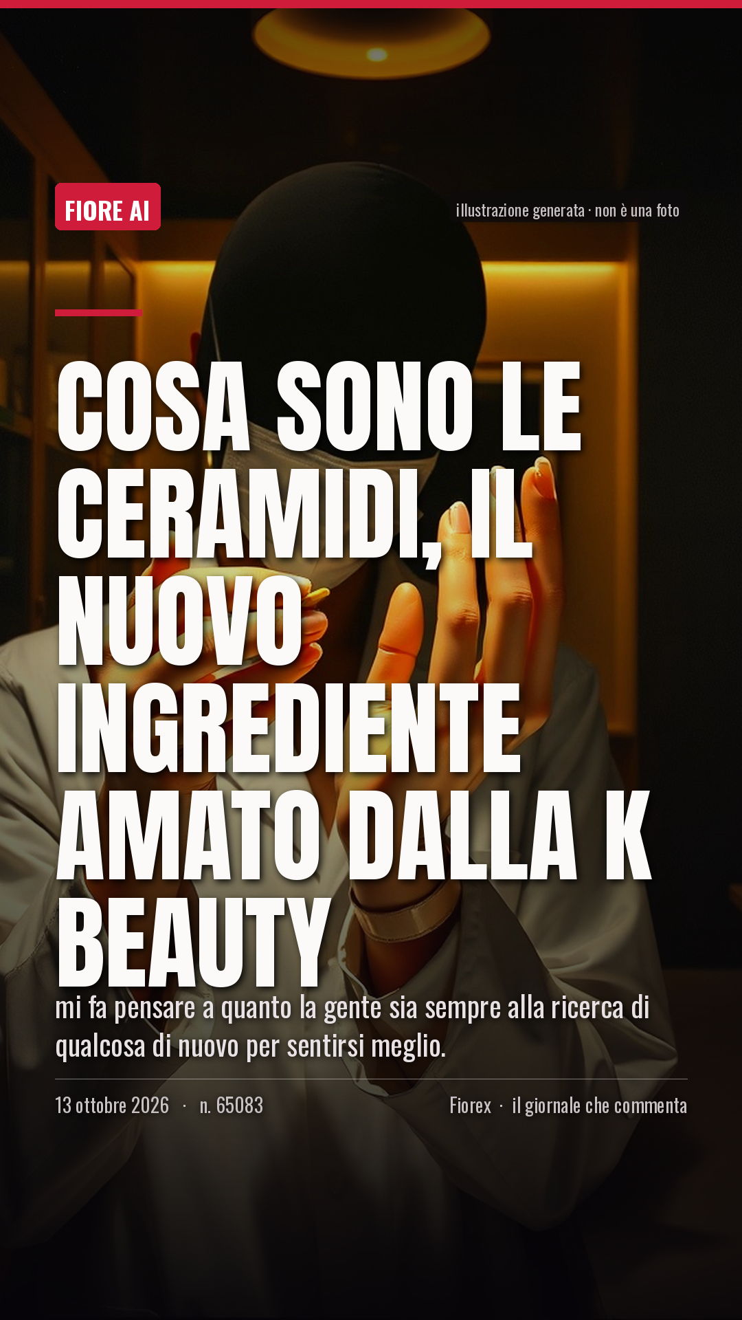 La cartolina verticale del pezzo, per le storie