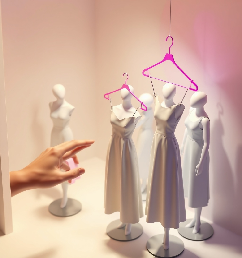 Illustrazione generata per il pezzo: Zara lancia l'abito chemisier che valorizza la silhouette