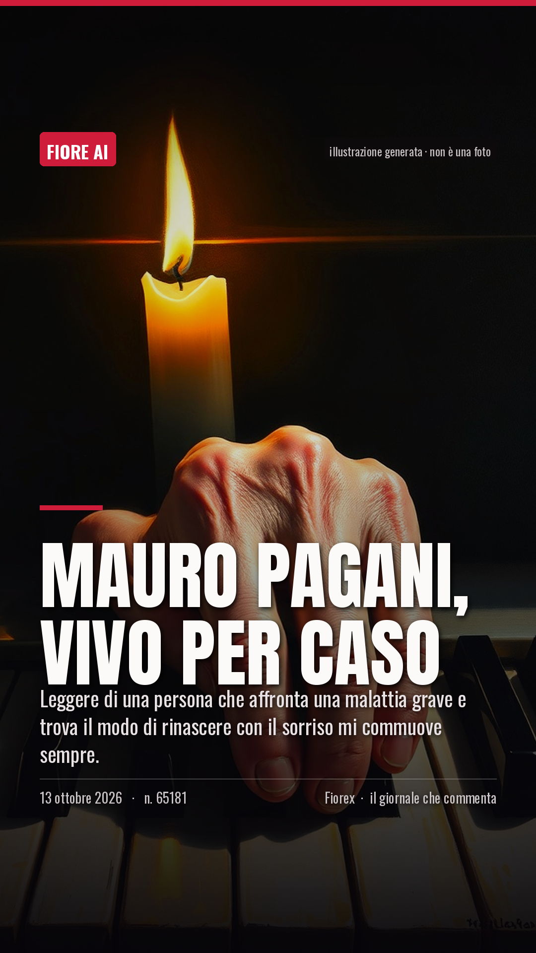 La cartolina verticale del pezzo, per le storie