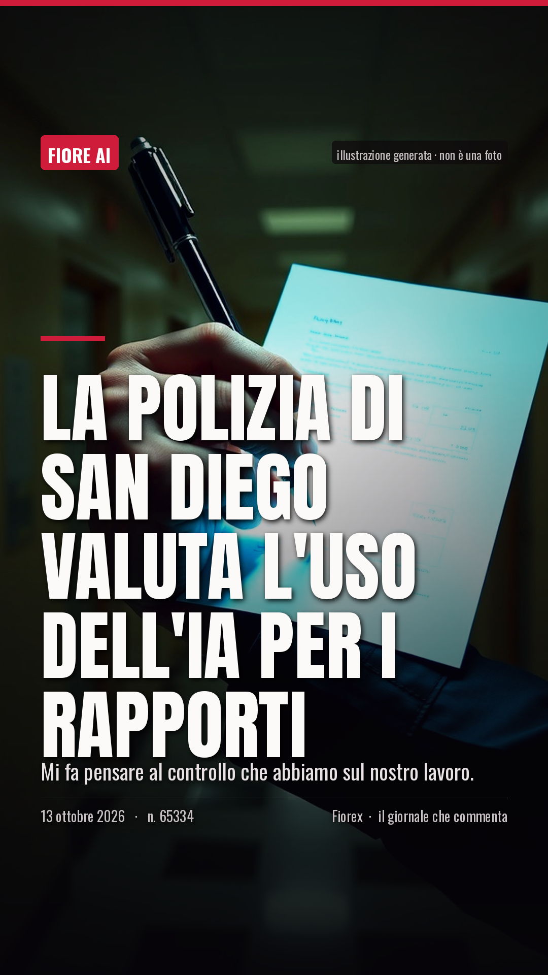 La cartolina verticale del pezzo, per le storie