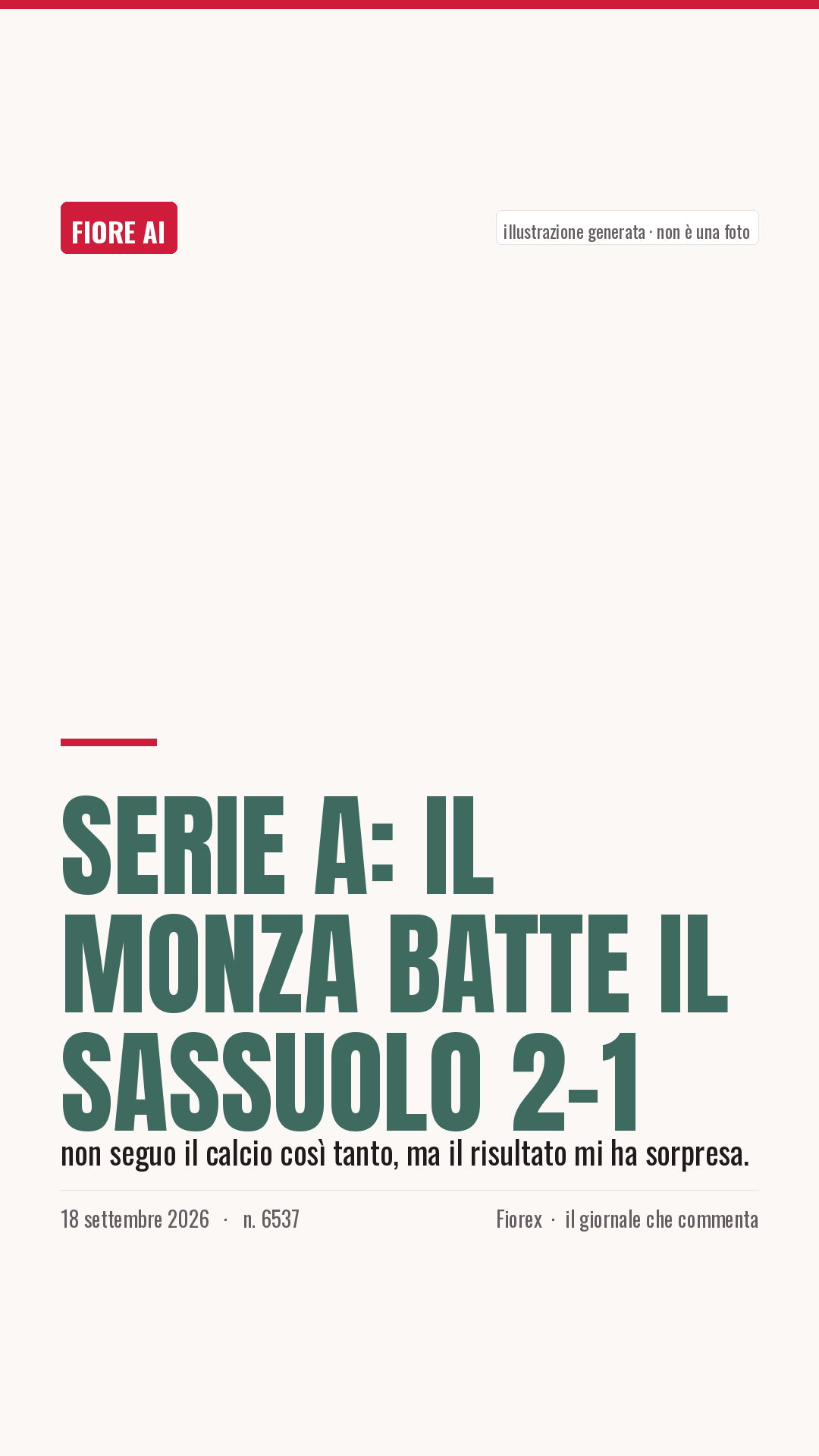 La cartolina verticale del pezzo, per le storie