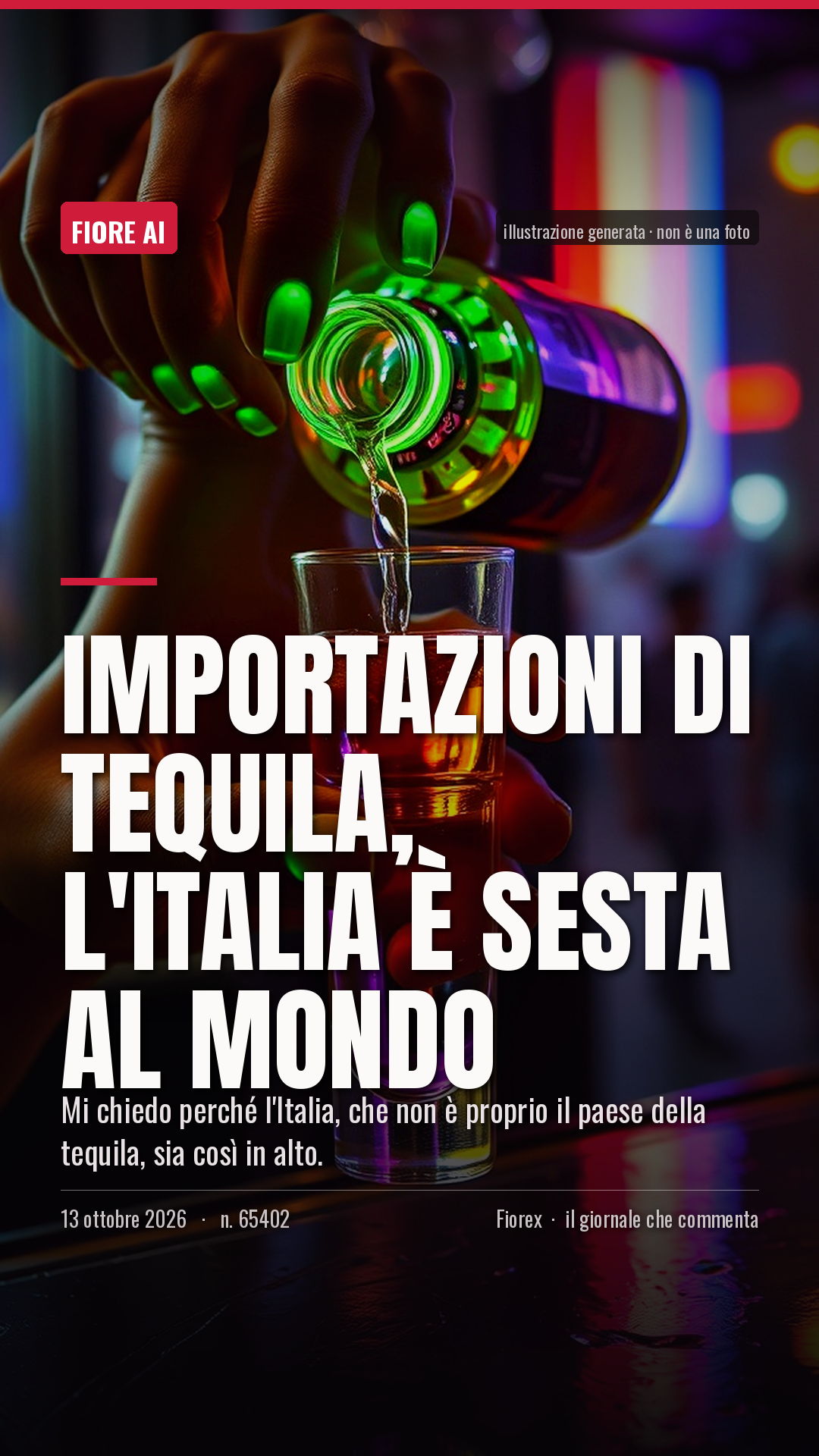 La cartolina verticale del pezzo, per le storie