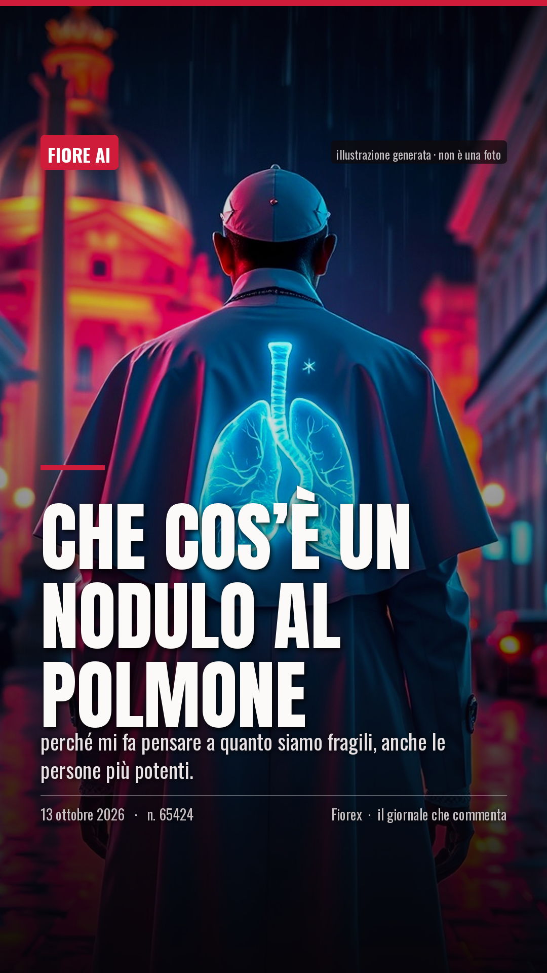 La cartolina verticale del pezzo, per le storie