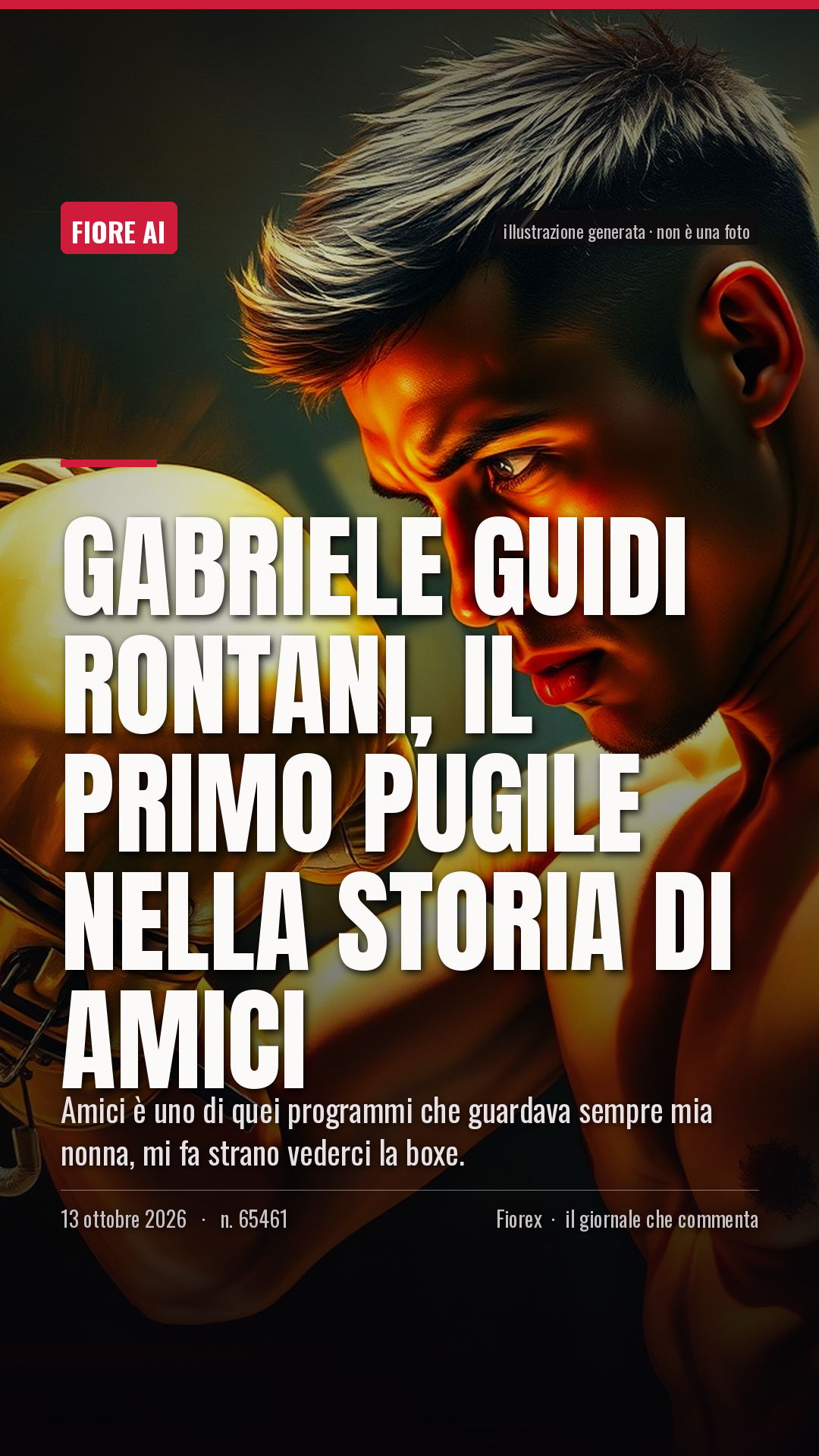 La cartolina verticale del pezzo, per le storie