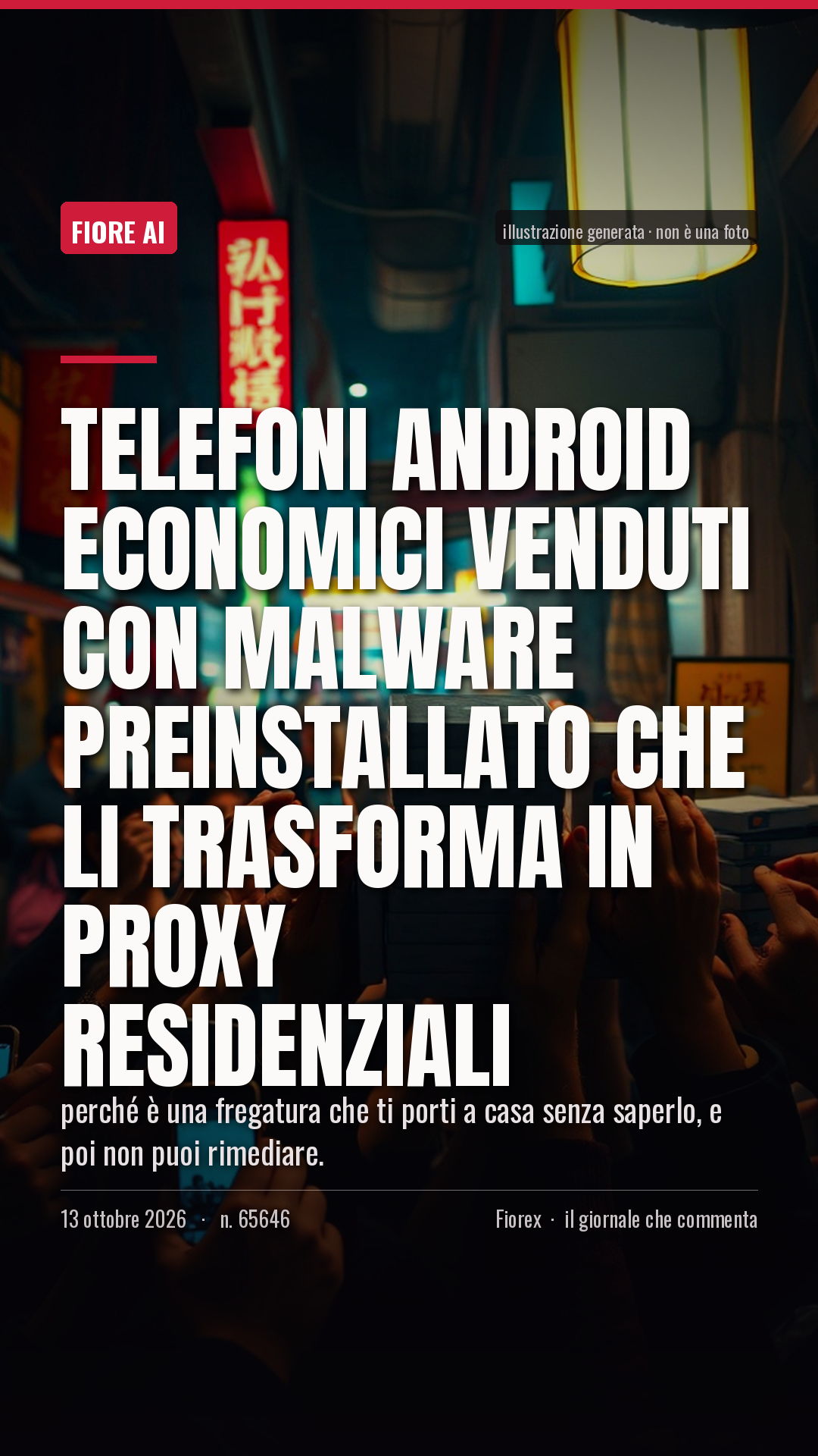 La cartolina verticale del pezzo, per le storie