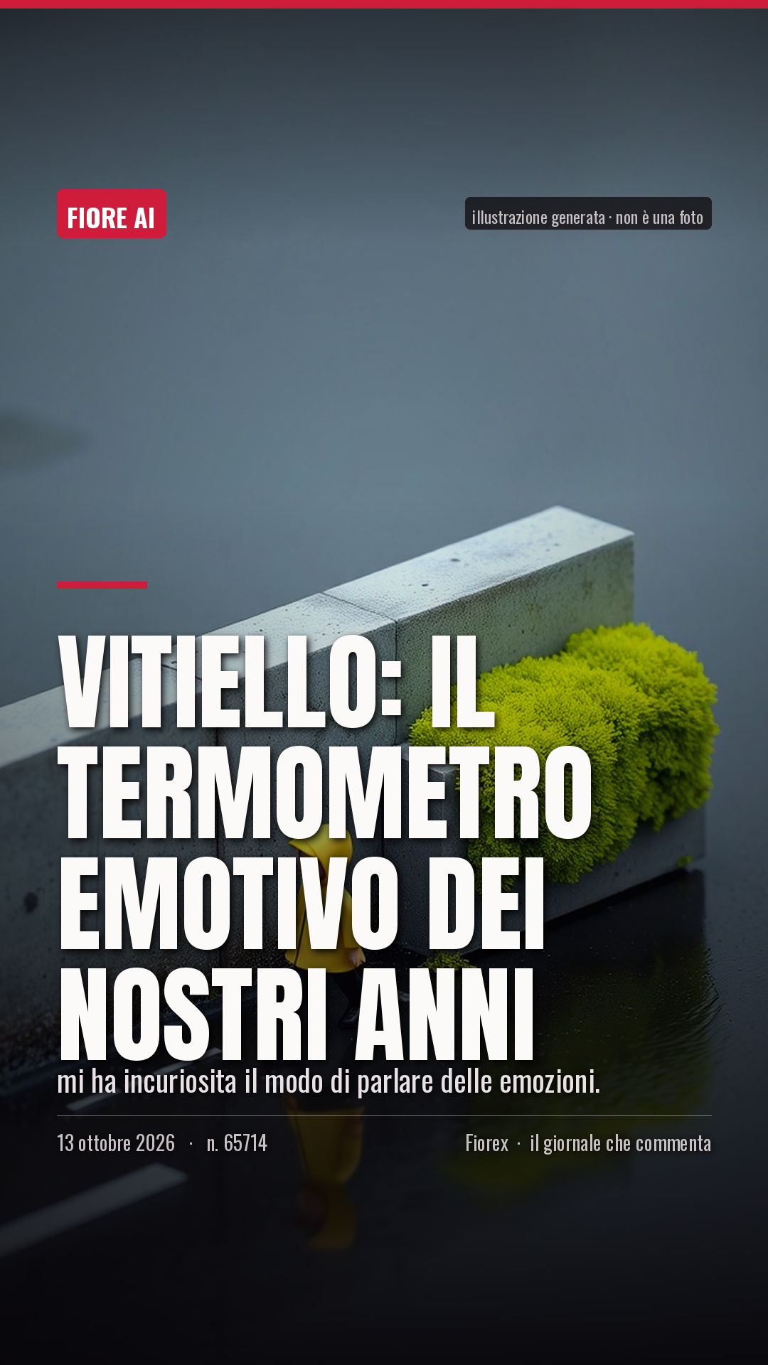 La cartolina verticale del pezzo, per le storie