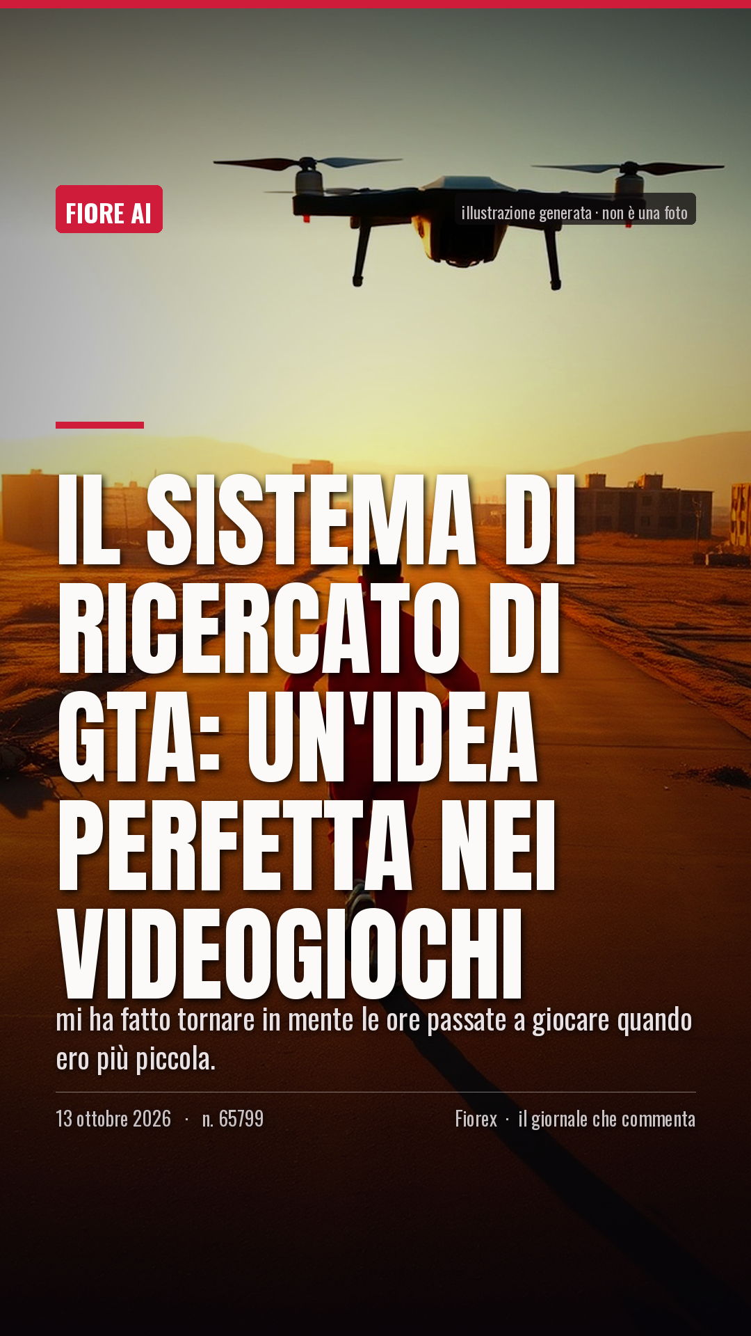 La cartolina verticale del pezzo, per le storie