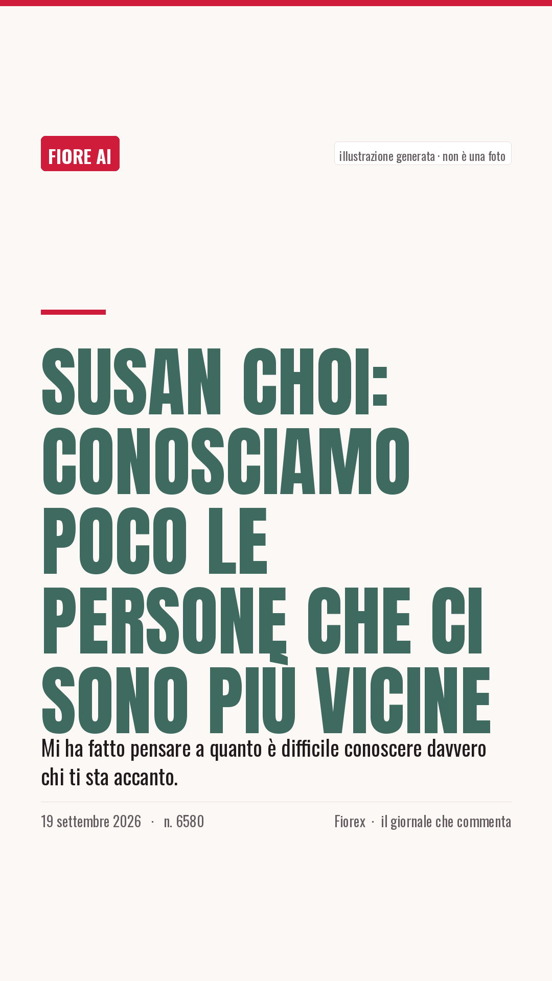 La cartolina verticale del pezzo, per le storie