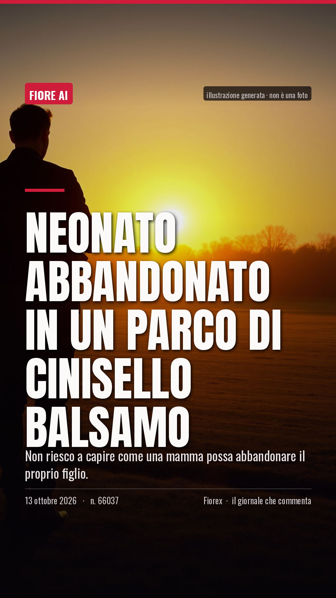 La cartolina verticale del pezzo, per le storie