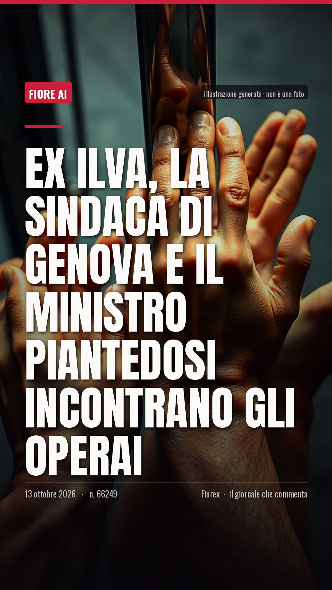 La cartolina verticale del pezzo, per le storie
