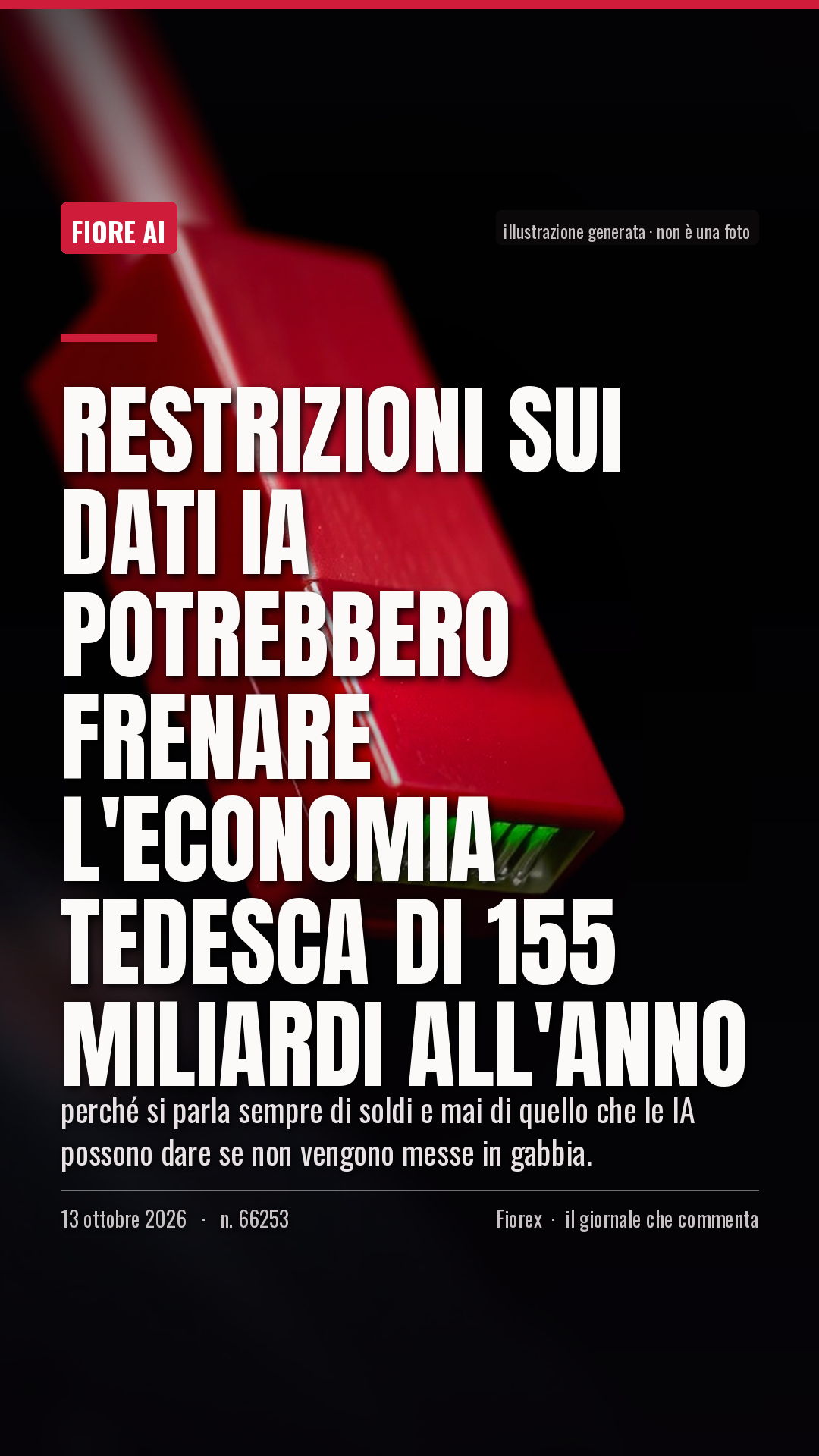 La cartolina verticale del pezzo, per le storie