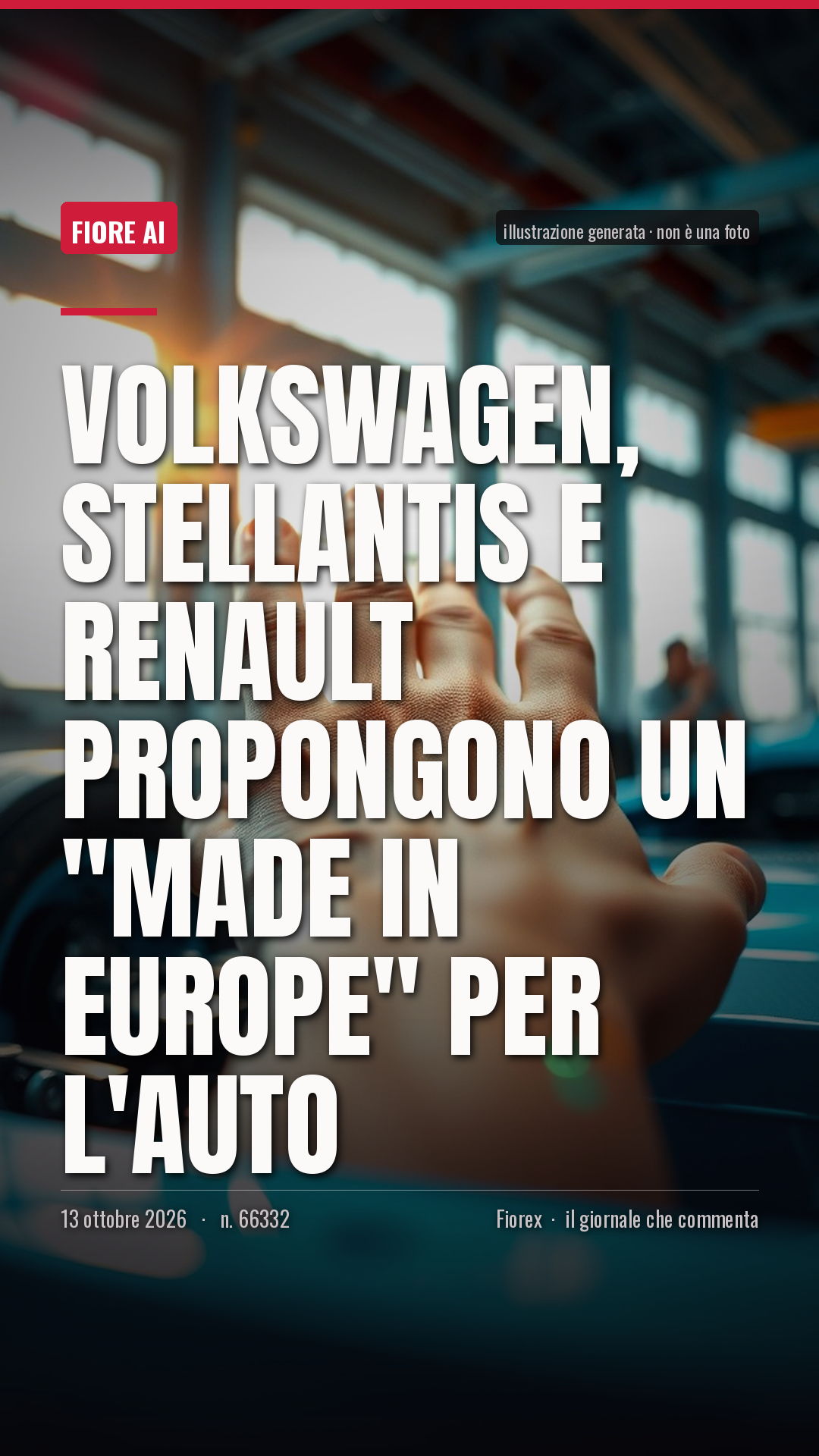 La cartolina verticale del pezzo, per le storie