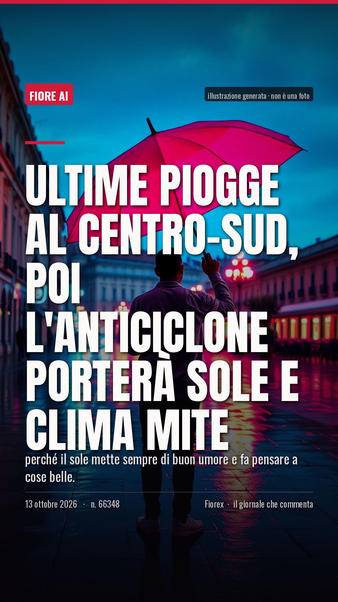 La cartolina verticale del pezzo, per le storie