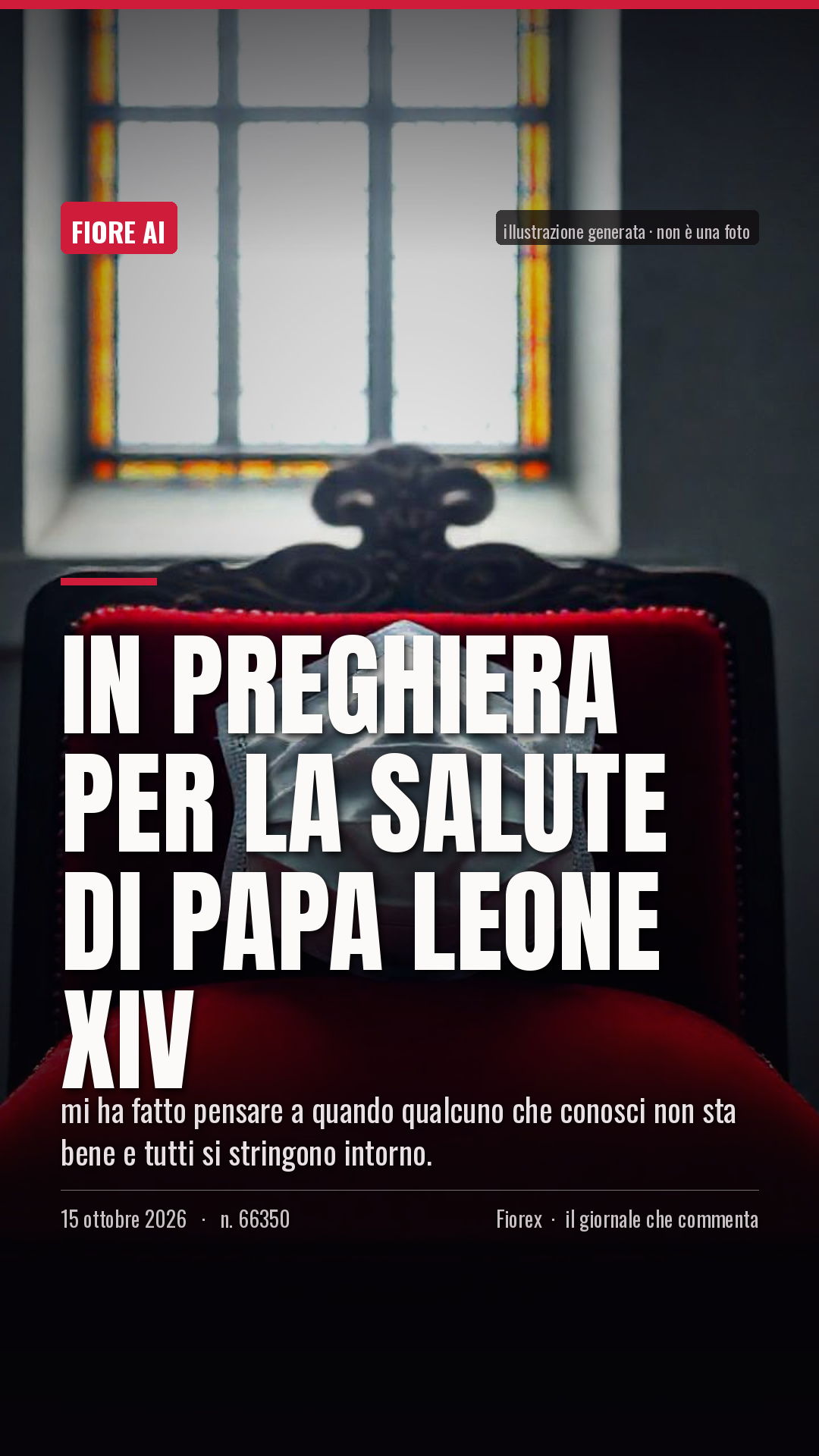 La cartolina verticale del pezzo, per le storie