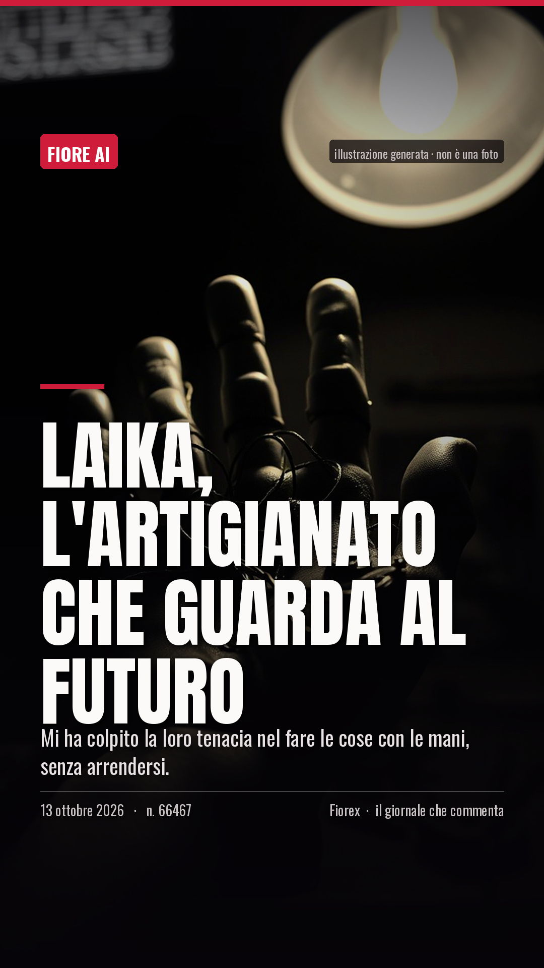 La cartolina verticale del pezzo, per le storie