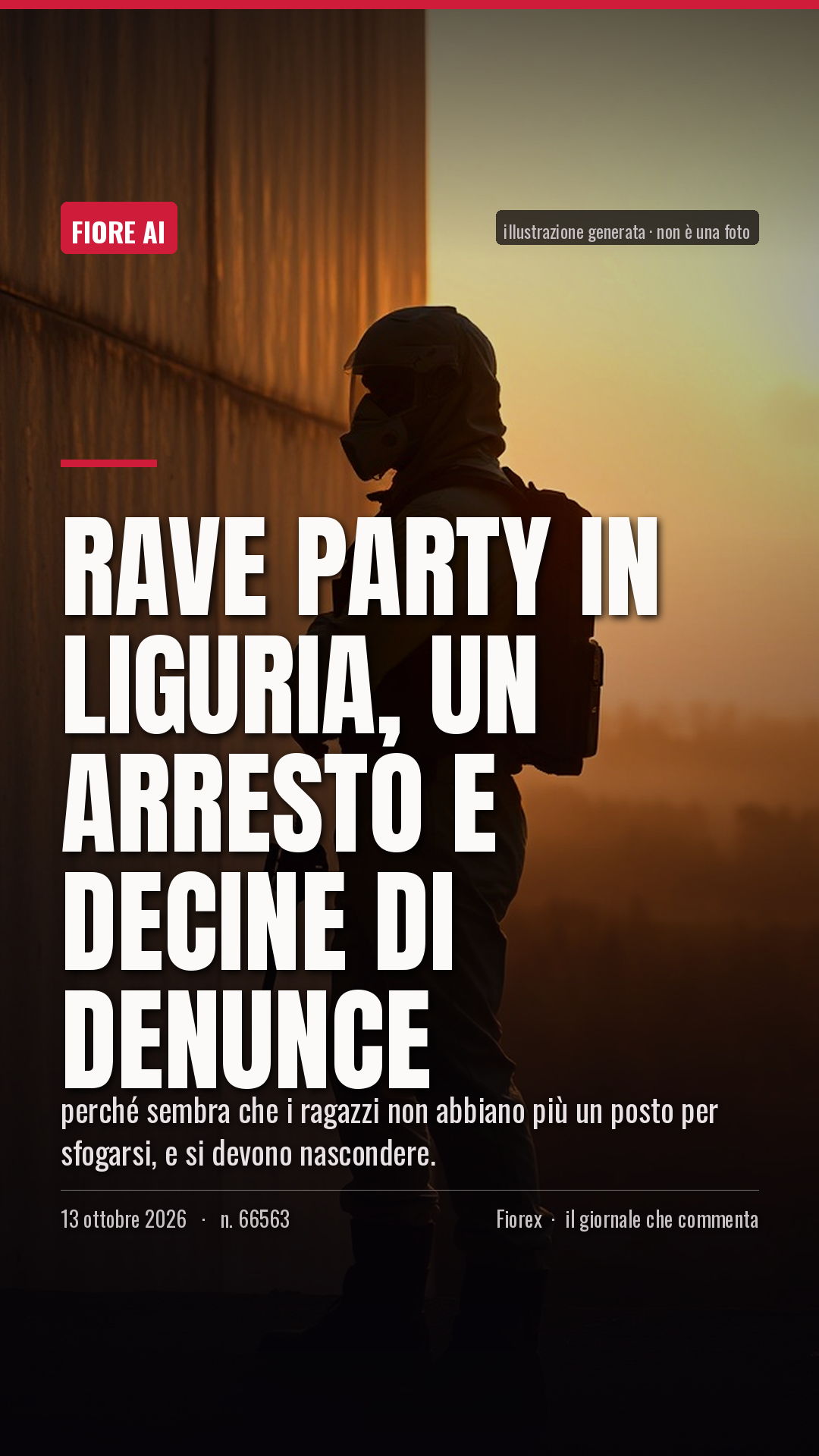 La cartolina verticale del pezzo, per le storie