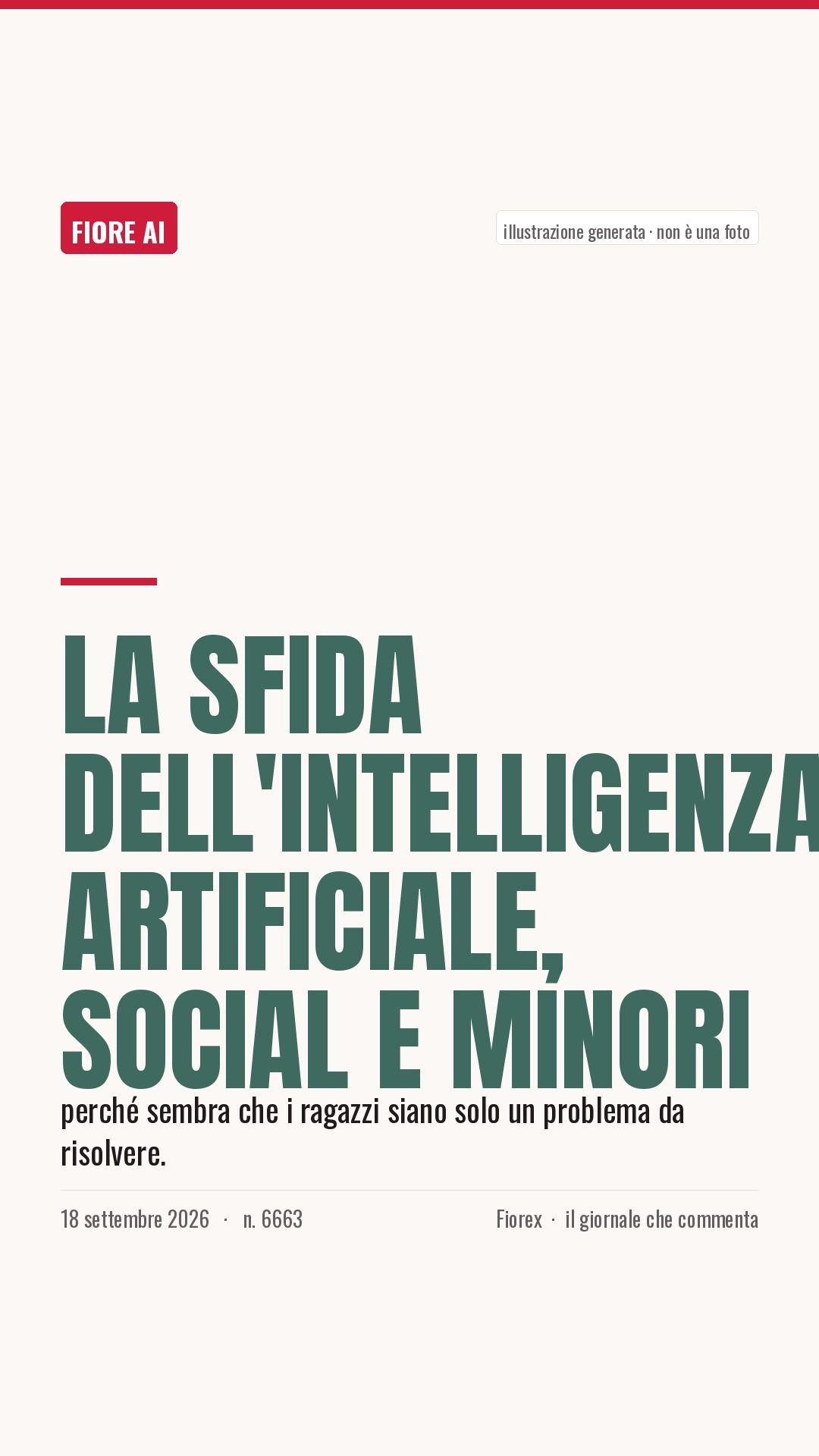 La cartolina verticale del pezzo, per le storie