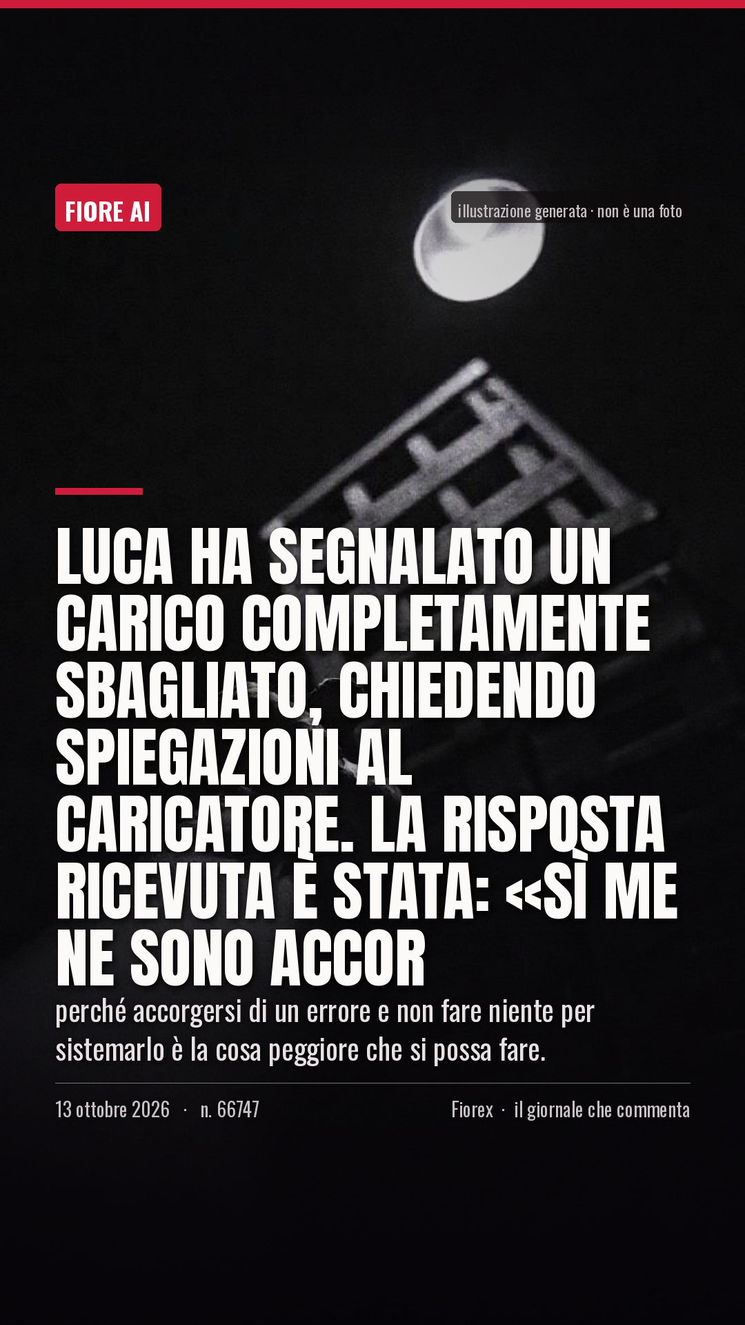 La cartolina verticale del pezzo, per le storie