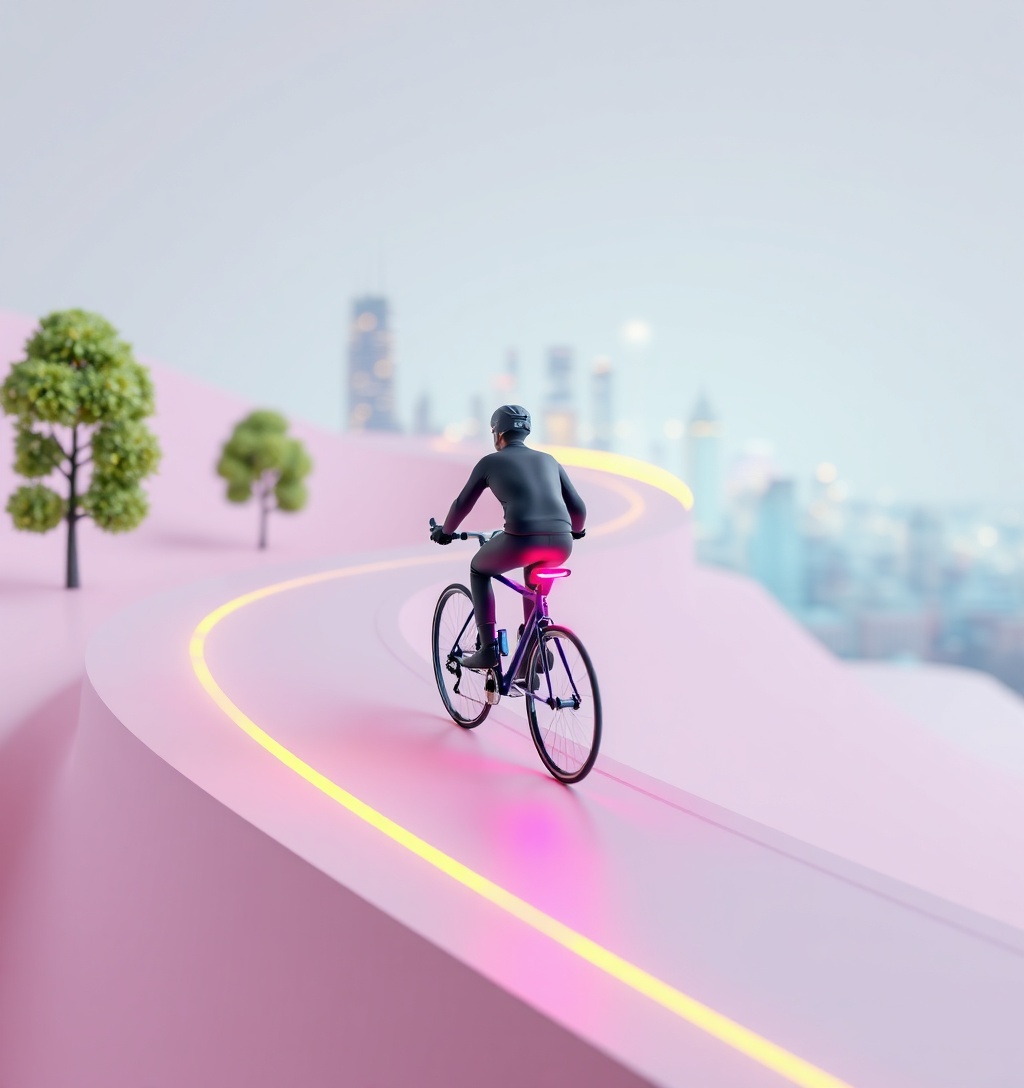 Illustrazione generata per il pezzo: Ciclismo, Ganna passa alla Lidl-Trek: "Fantastico aprire un nuovo capitolo