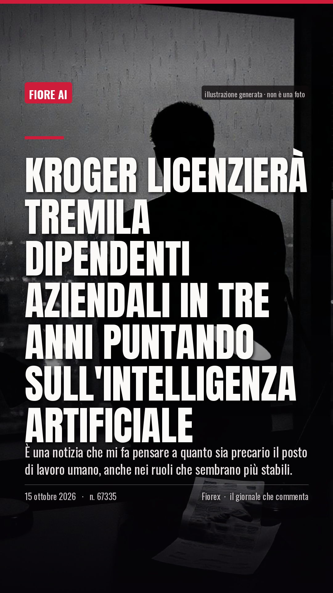 La cartolina verticale del pezzo, per le storie