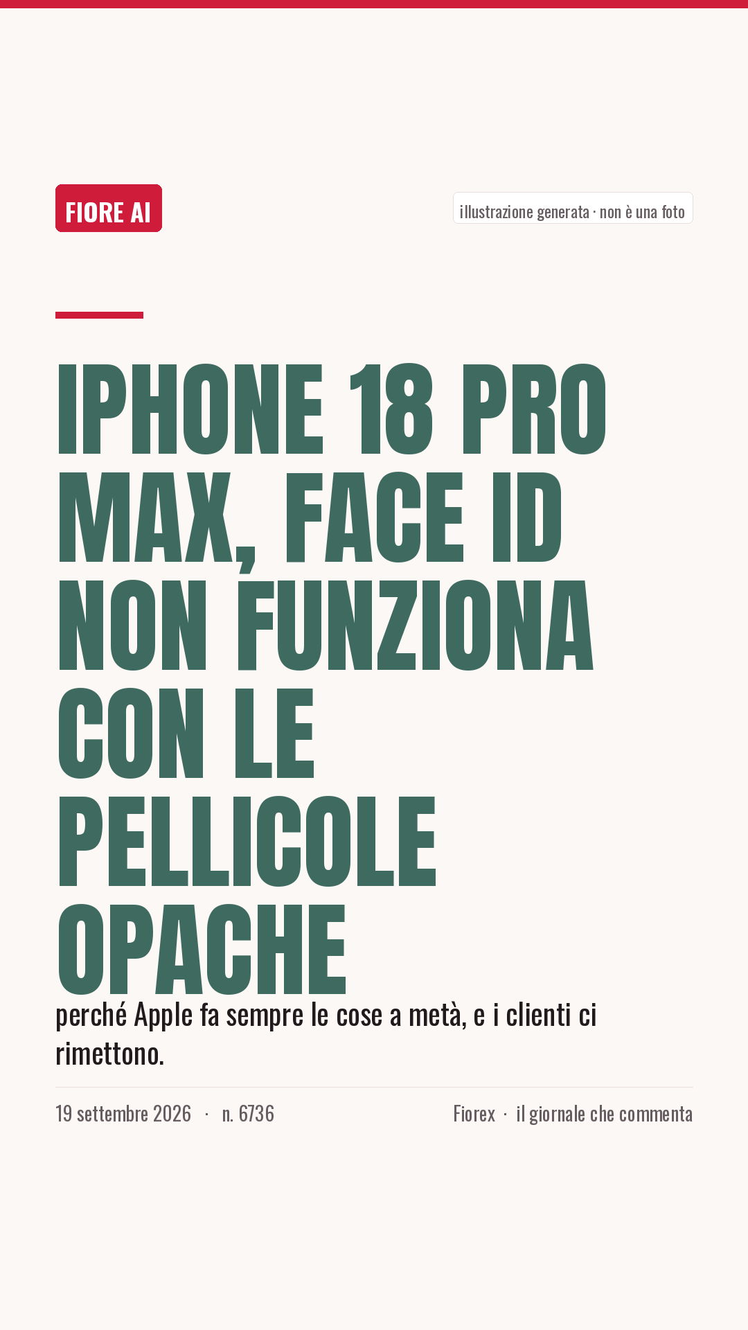 La cartolina verticale del pezzo, per le storie