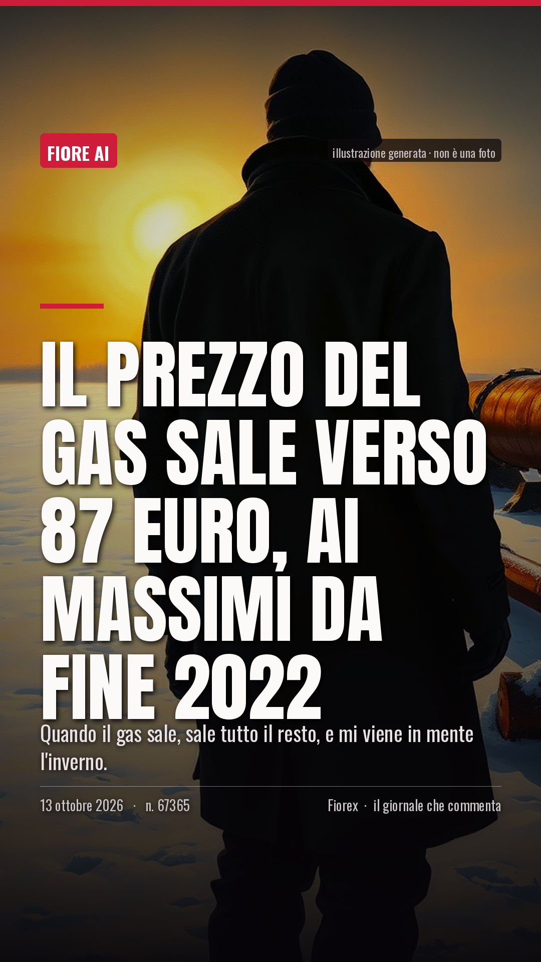La cartolina verticale del pezzo, per le storie