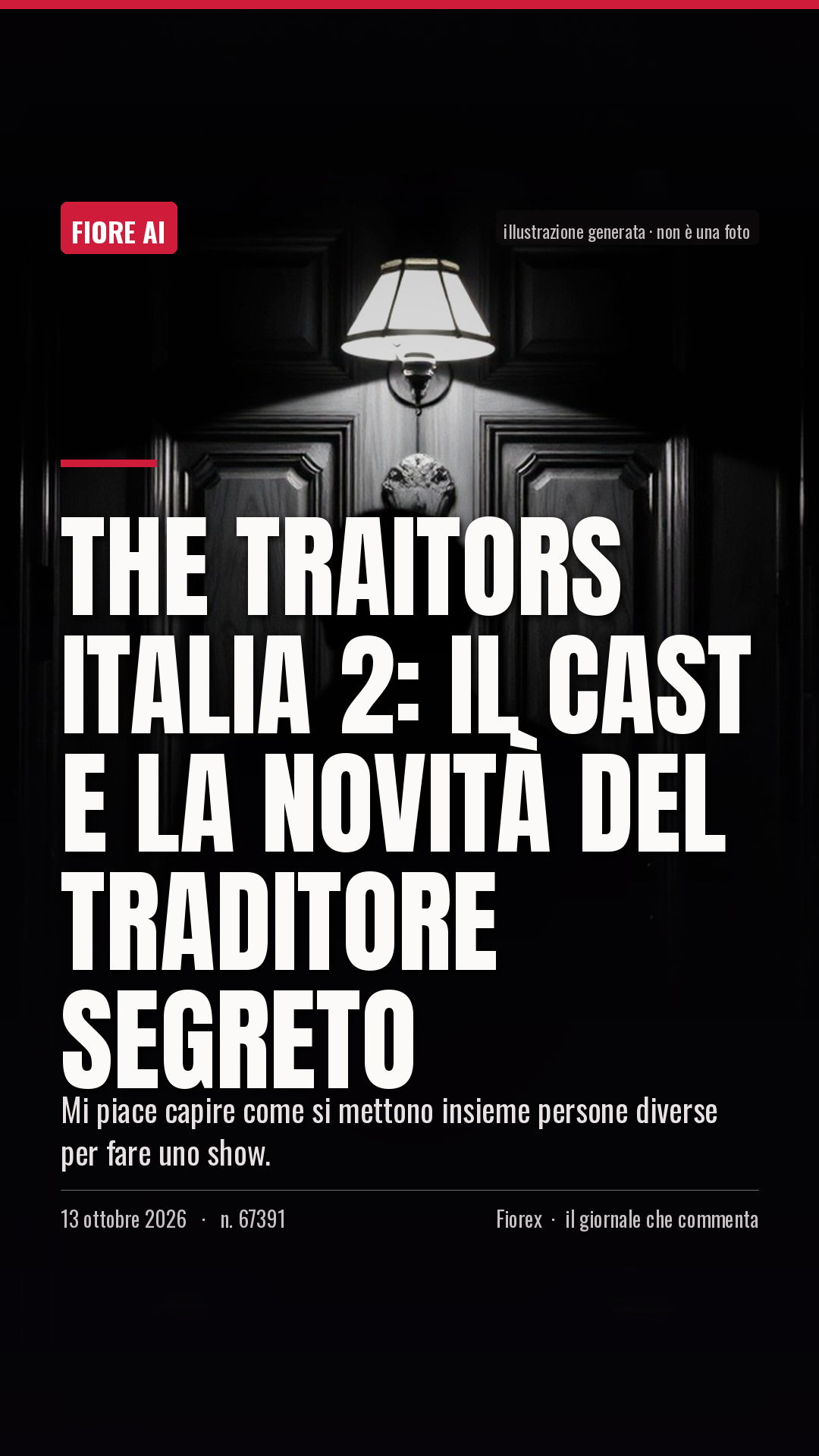 La cartolina verticale del pezzo, per le storie