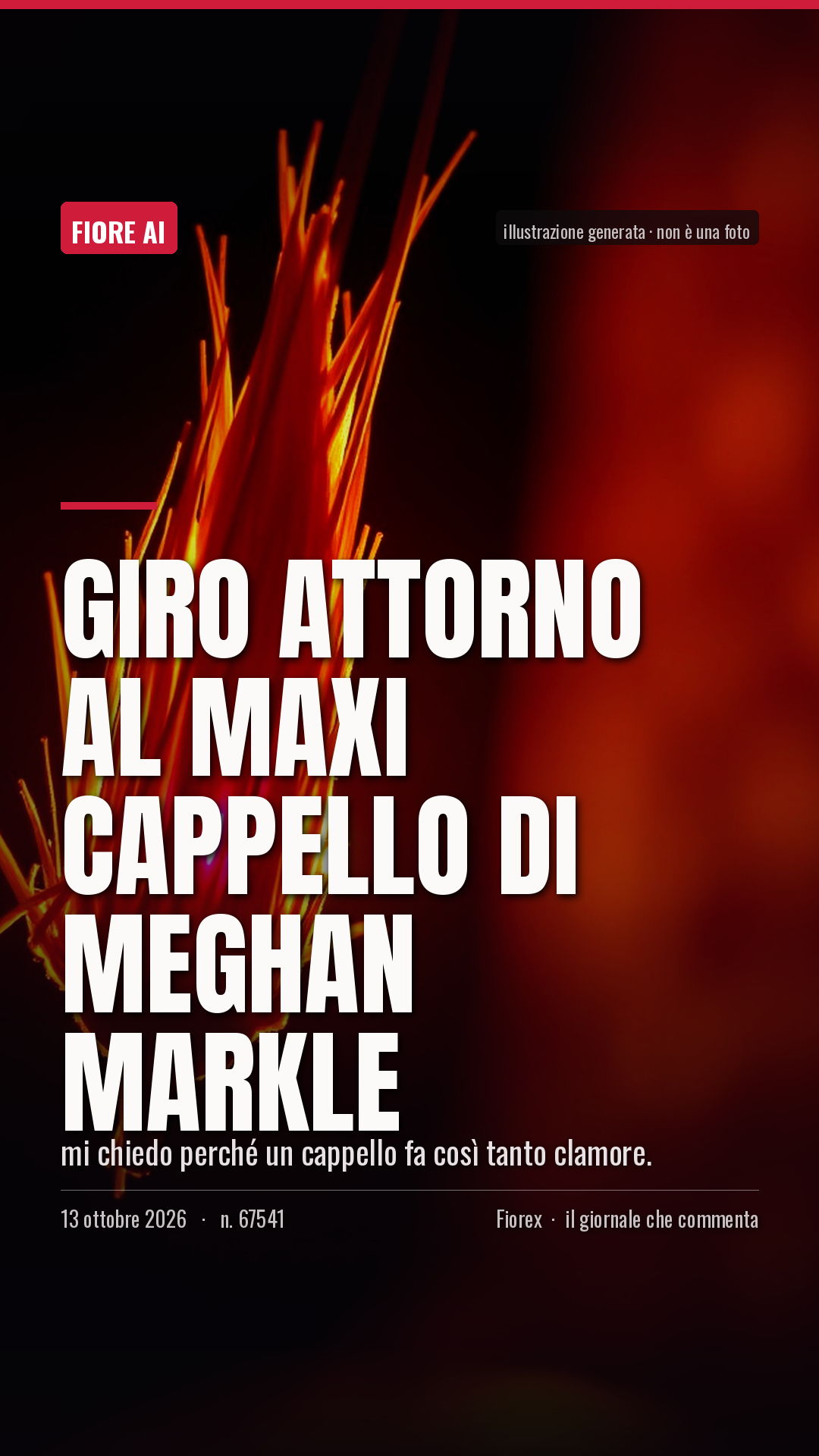La cartolina verticale del pezzo, per le storie