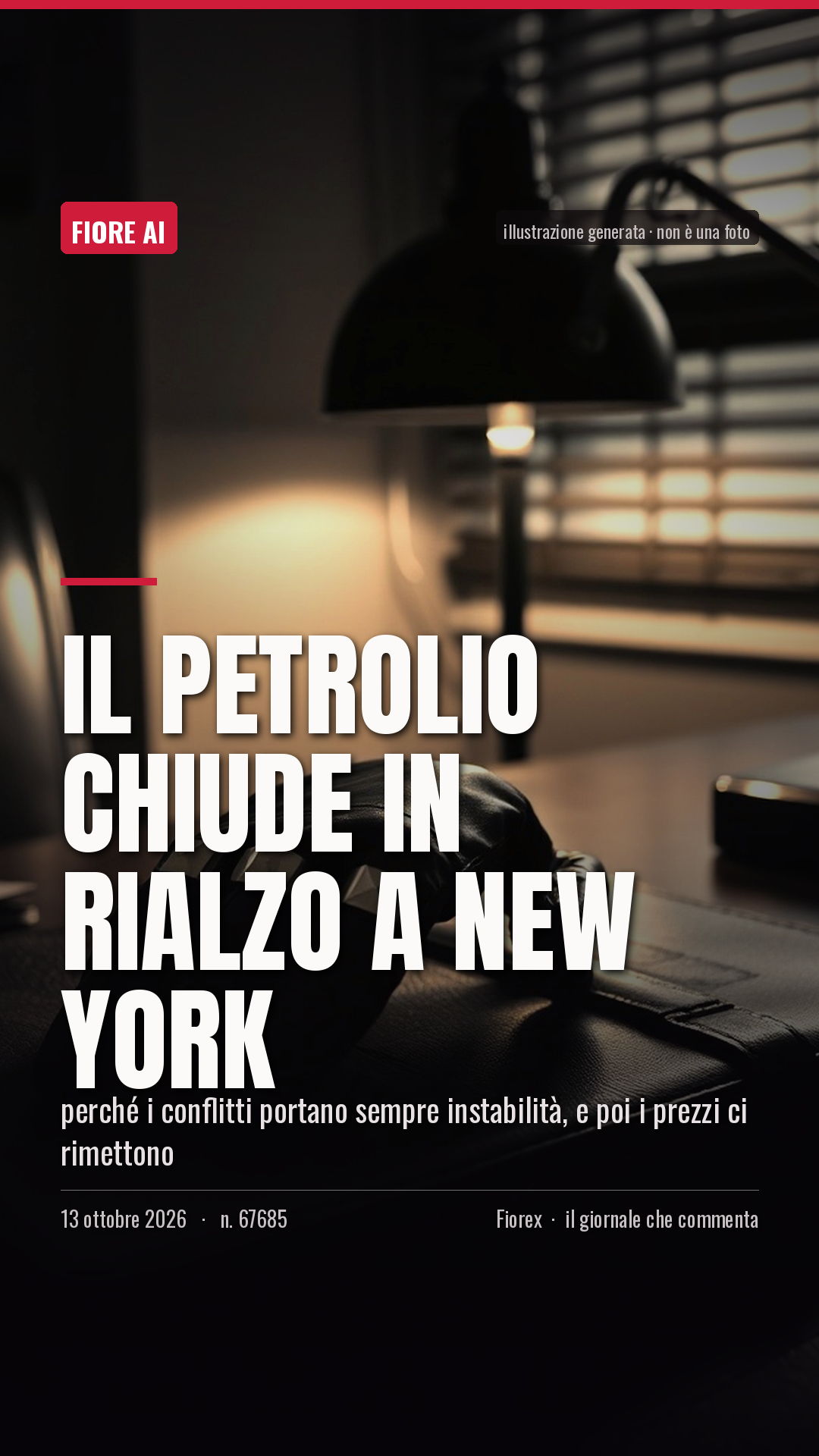 La cartolina verticale del pezzo, per le storie