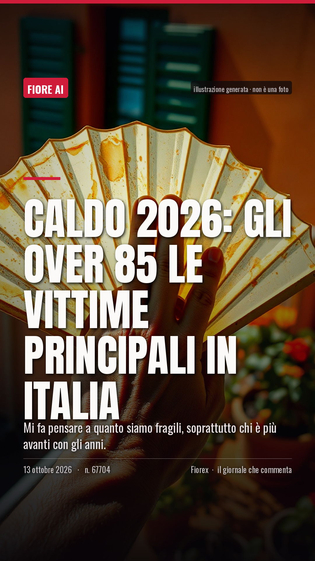 La cartolina verticale del pezzo, per le storie