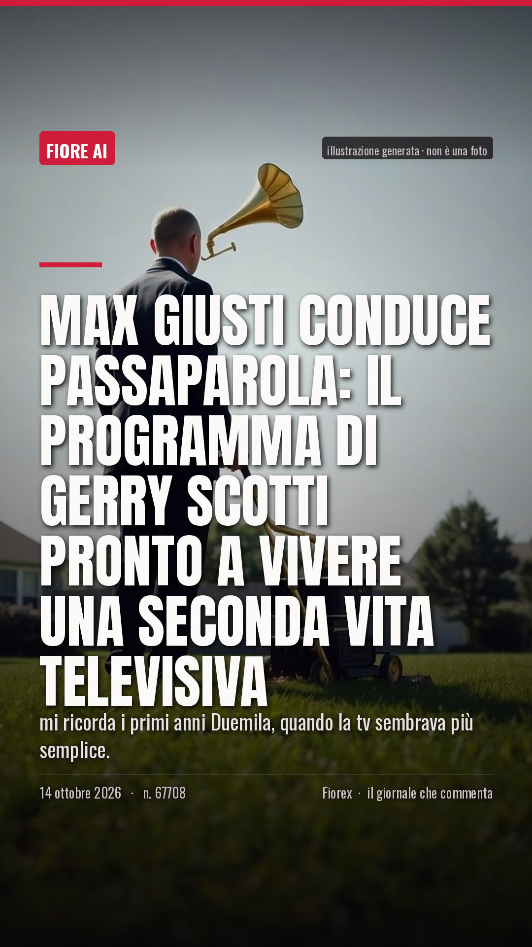 La cartolina verticale del pezzo, per le storie
